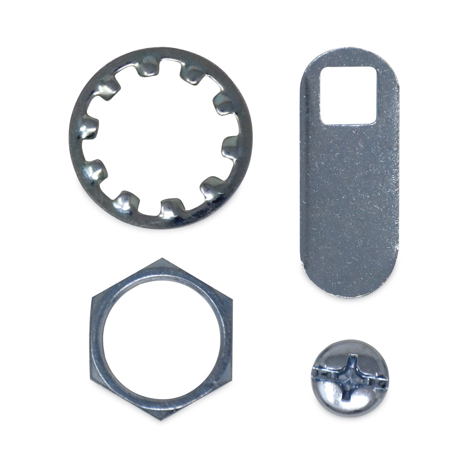 Rubbermaid® Commercial Replacement Lock And Keys For Cleaning Carts, Silver - Bloom Skins