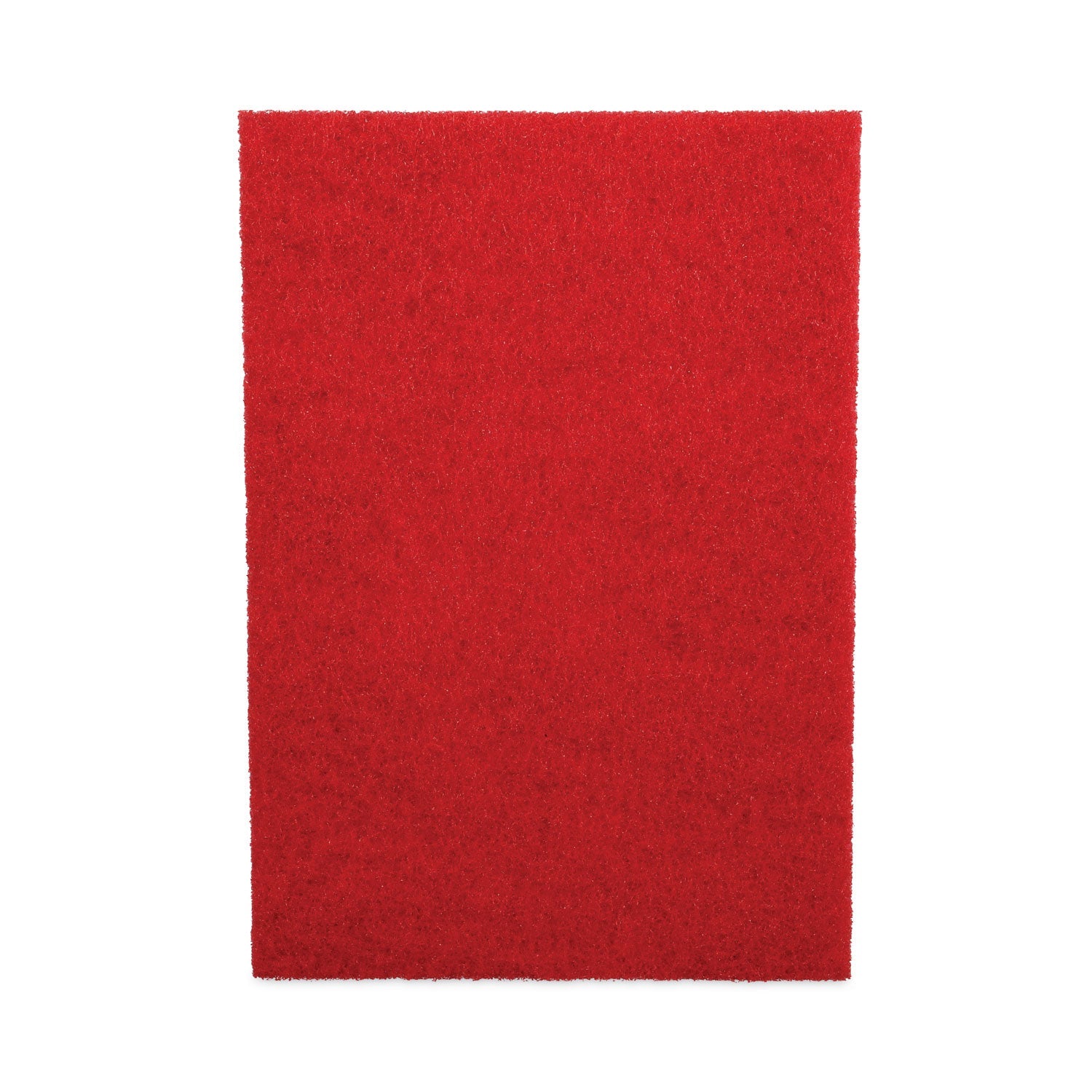 Buffing Floor Pads | 20" x 14" | Red | 10/Carton