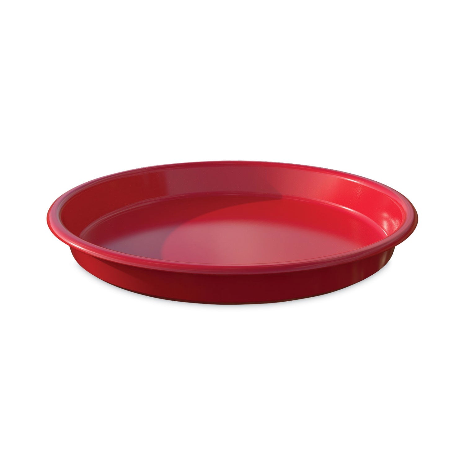 deflecto® Little Artist's Antimicrobial Craft Tray, 13" Dia., Red