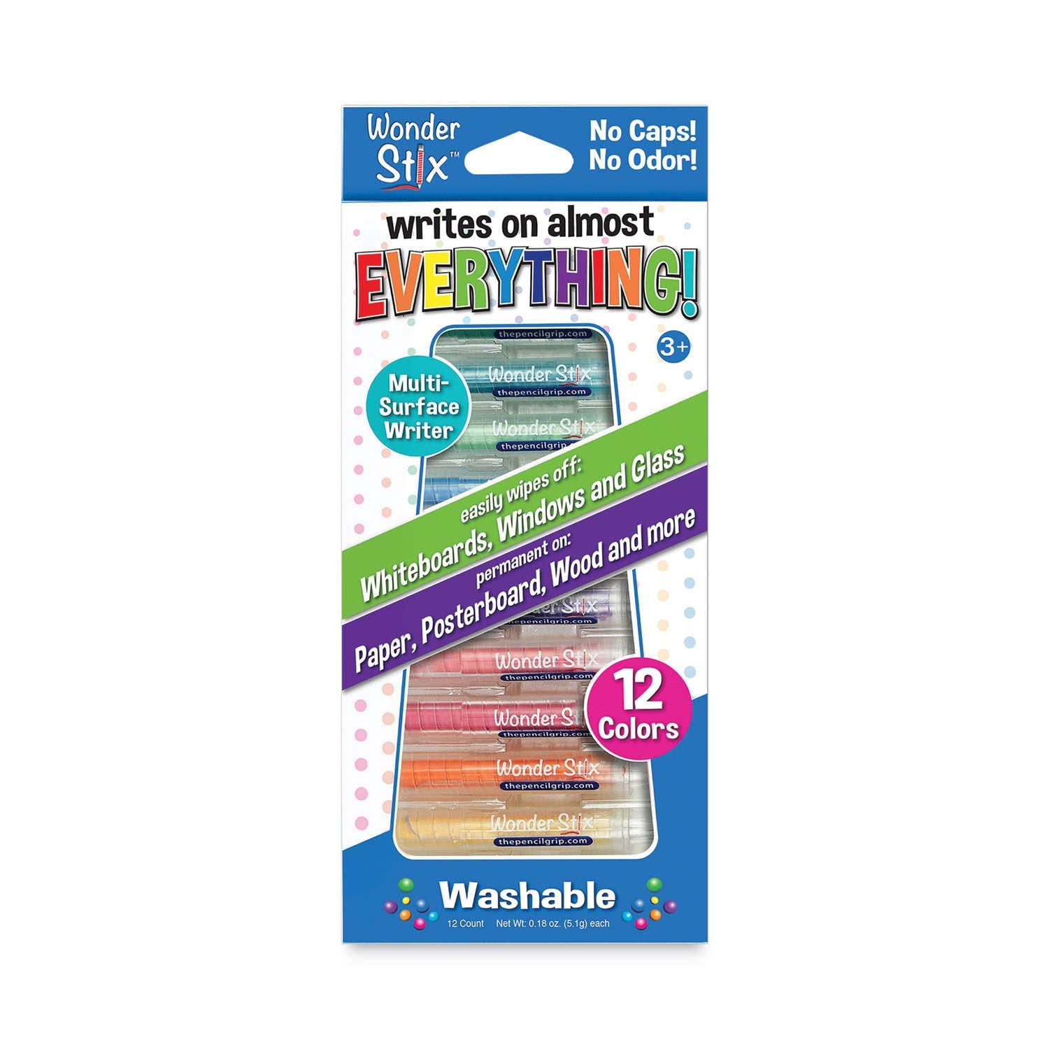 TPG Creations™ Wonder Stix, 3.75 x 0.2, Assorted Colors, 12/Pack