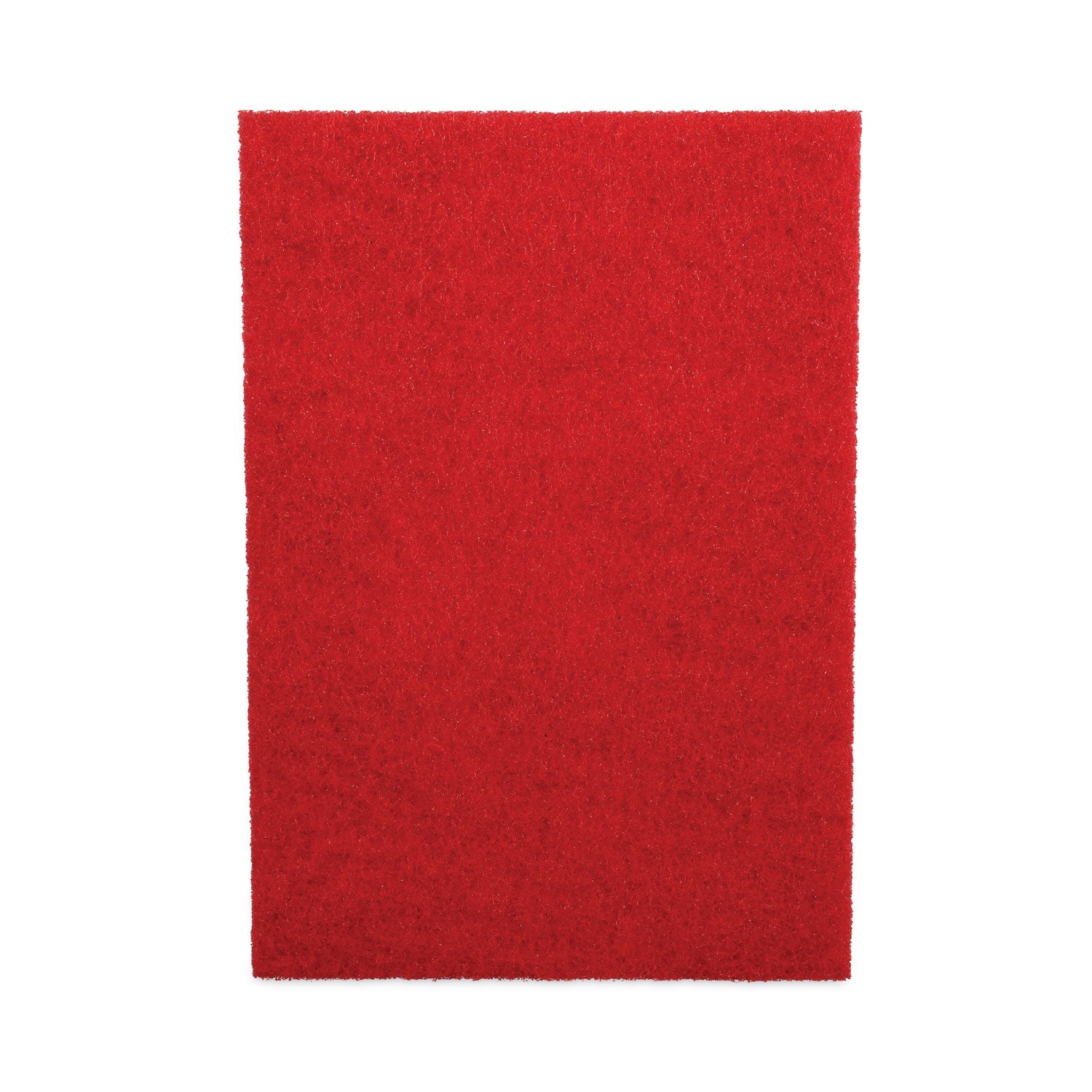 Buffing Floor Pads | 28" x 14" | Red | 10/Carton