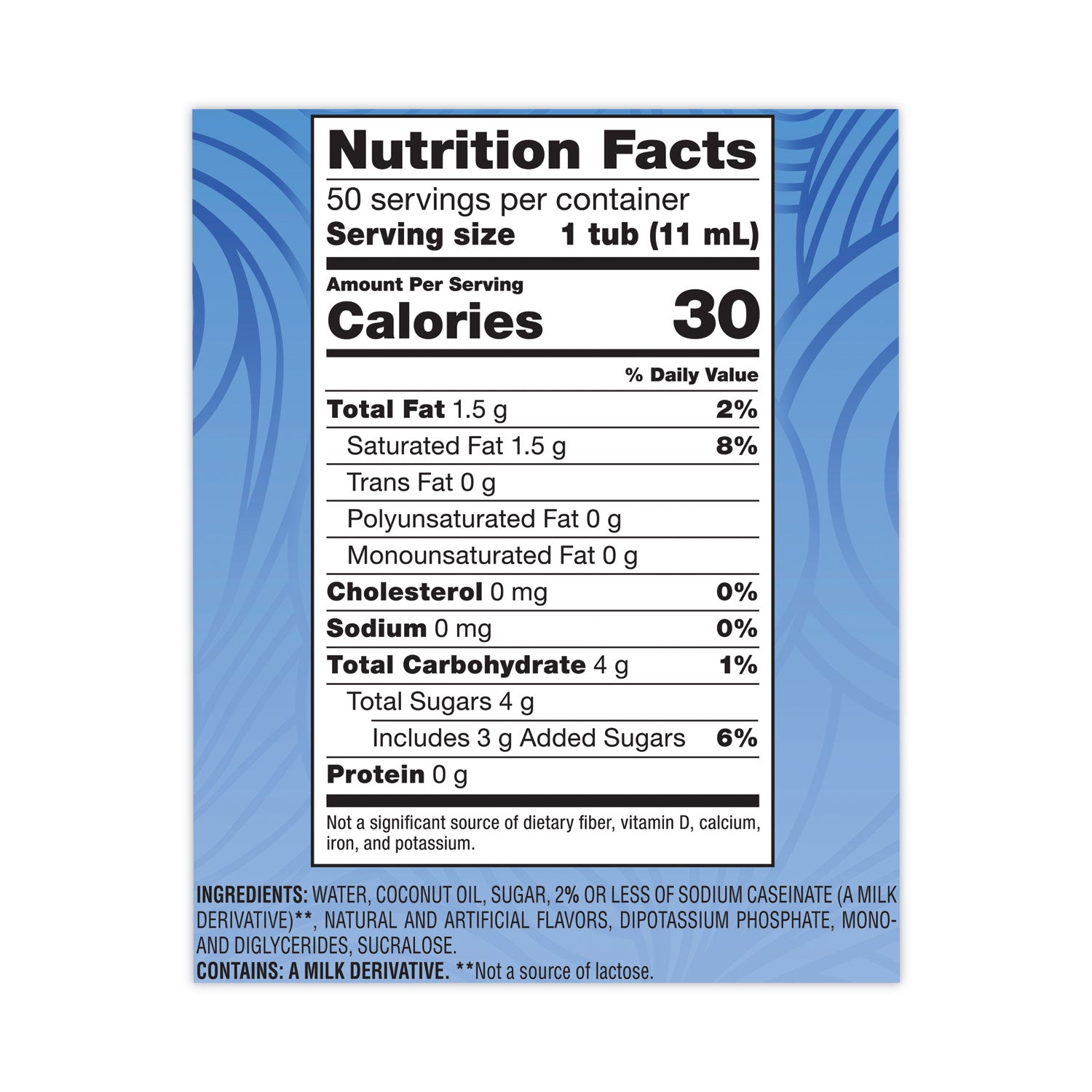 Coffee mate® Liquid Coffee Creamer, Pumpkin Spice, 0.38 oz Mini Cups, 50/Box, 4 Boxes/Carton