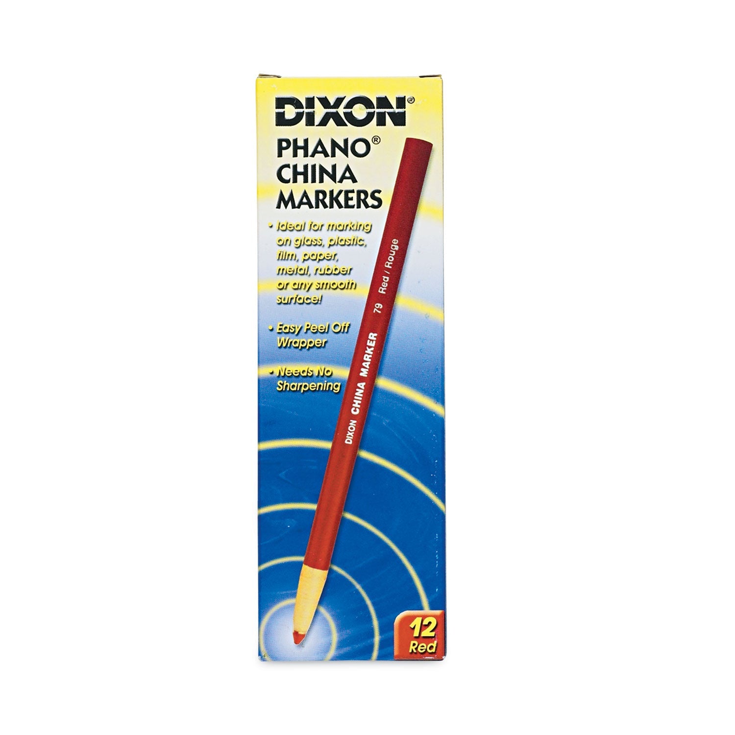 Dixon® China Marker, Red, Dozen