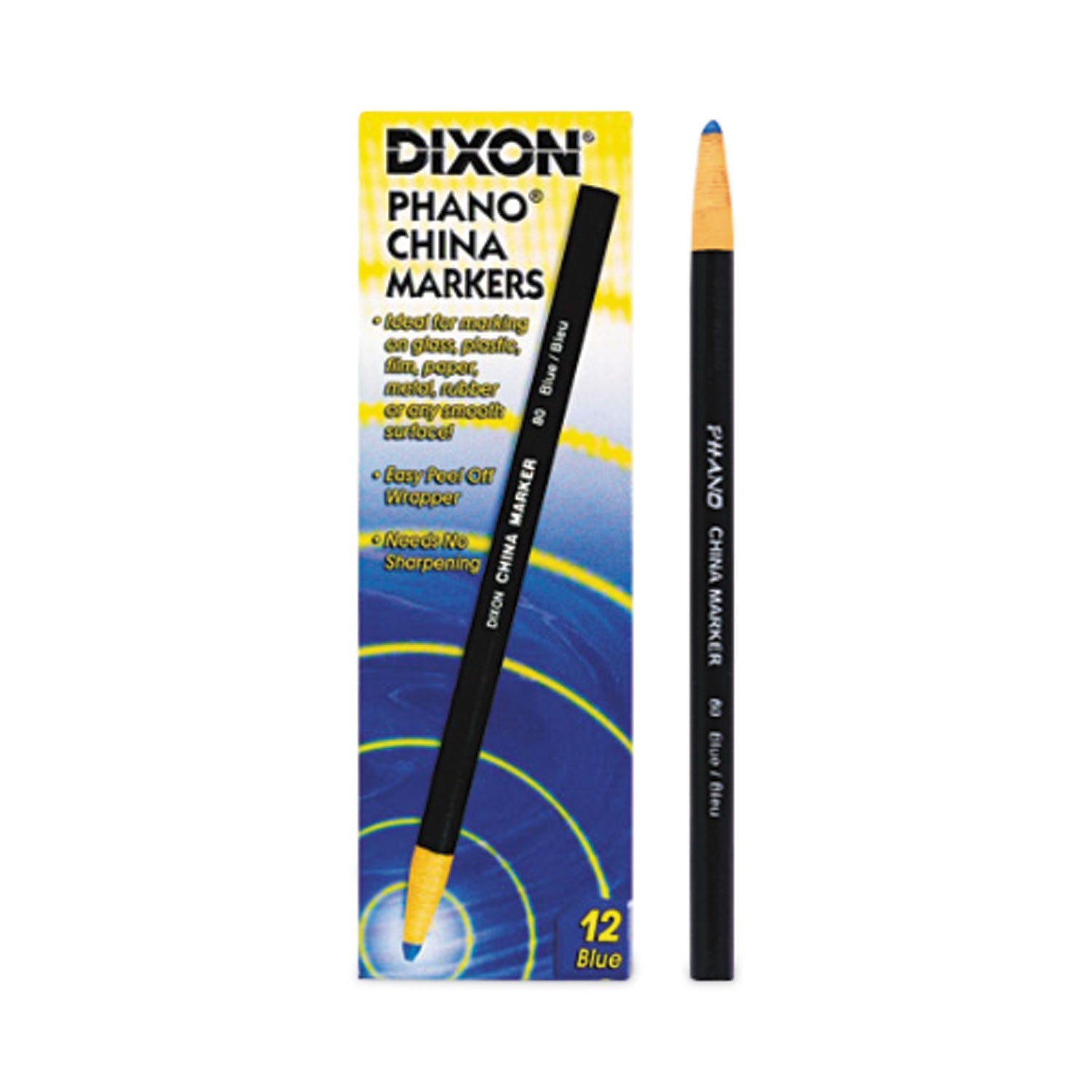 Dixon® China Marker, Blue, Dozen