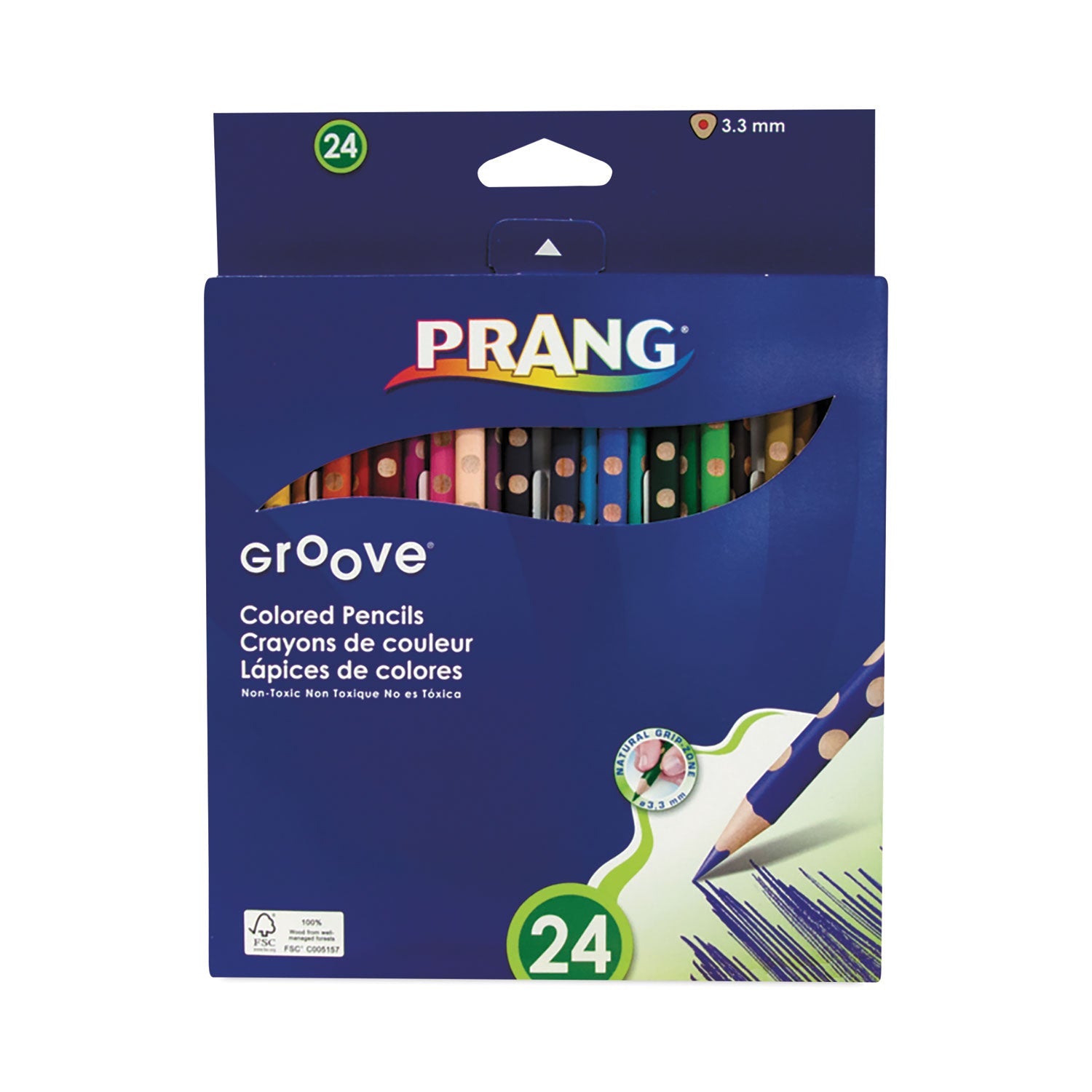 Groove Colored Pencils | 24-Pack, Prang®