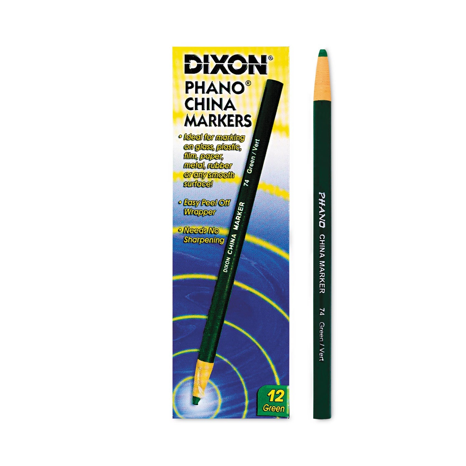 Dixon® China Marker, Green, Dozen