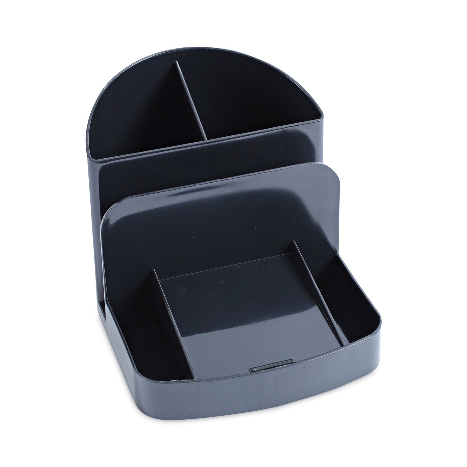 Deluxe Message Center | 6 Compartments, Black