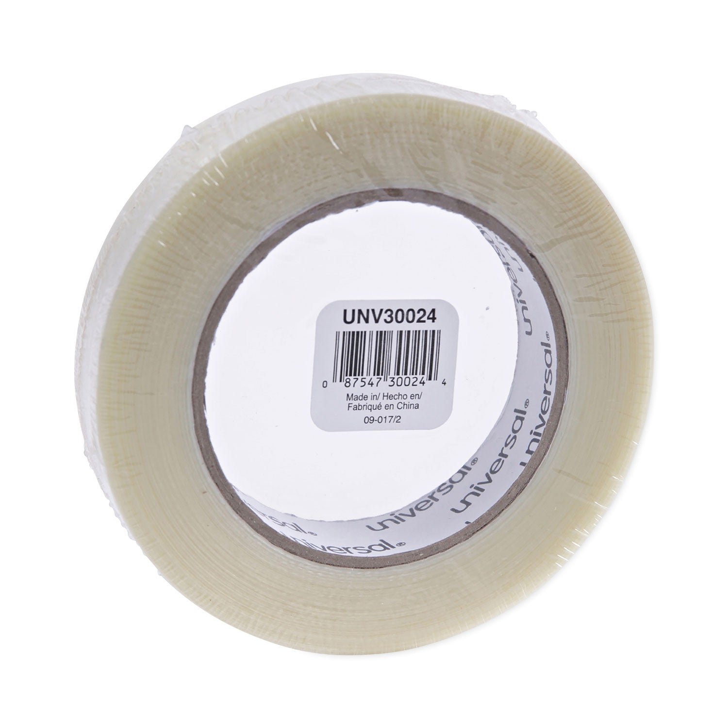 Universal® 120# Utility Grade Filament Tape, 3" Core, 24 Mm X 54.8 M, Clear