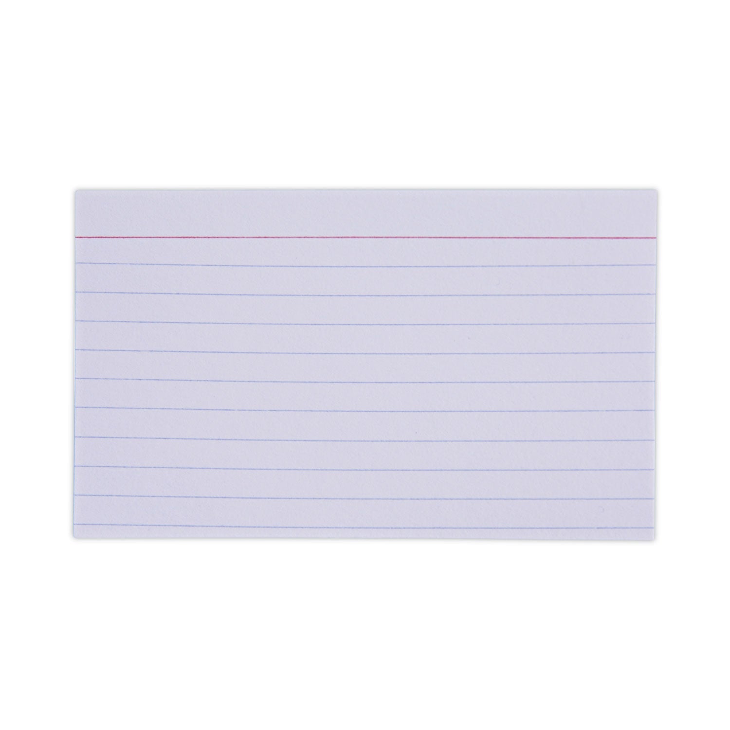 Universal® Ruled Index Cards, 3 X 5, White, 100/pack
