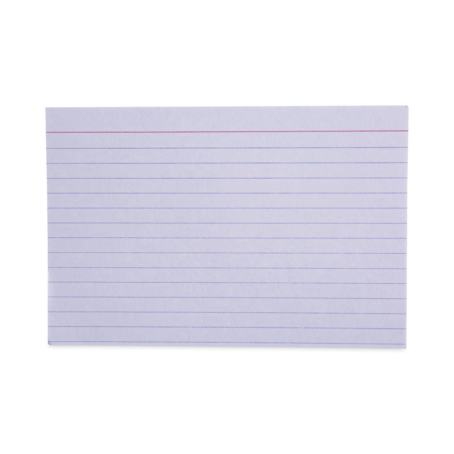 Universal® Ruled Index Cards, 4 X 6, White, 100/pack