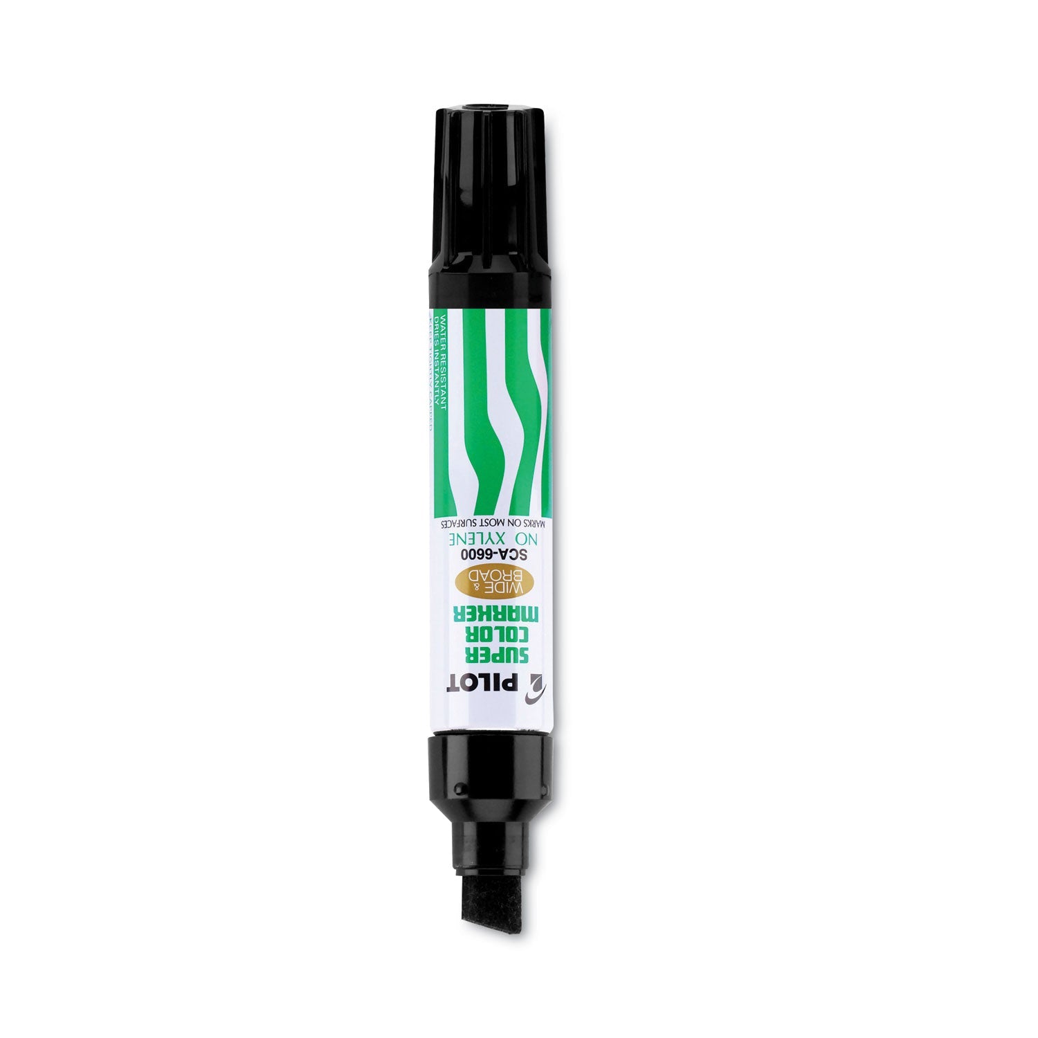Pilot® Jumbo Refillable Permanent Marker, Broad Chisel Tip, Black