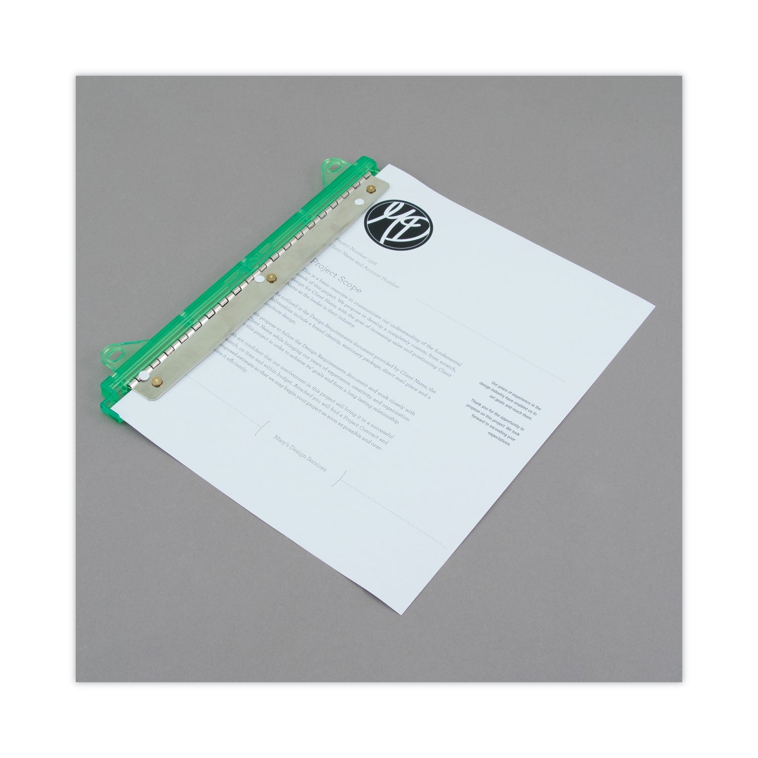 McGill™ 6-Sheet Trident Binder Punch, Three-Hole, 1/4" Holes, Assorted Colors