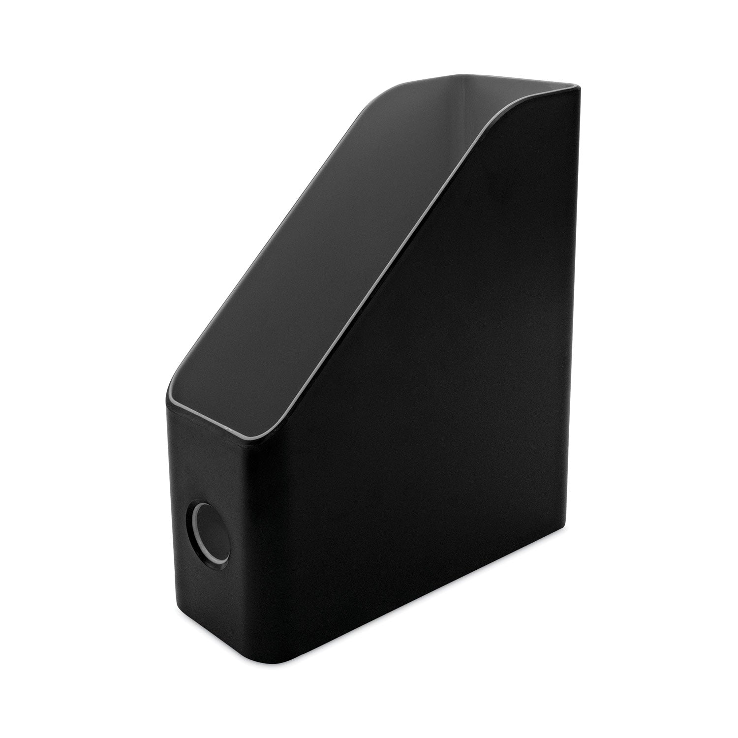 Advantus Fusion Magazine File, 3.5 x 9.5 x 12, Black/Gray