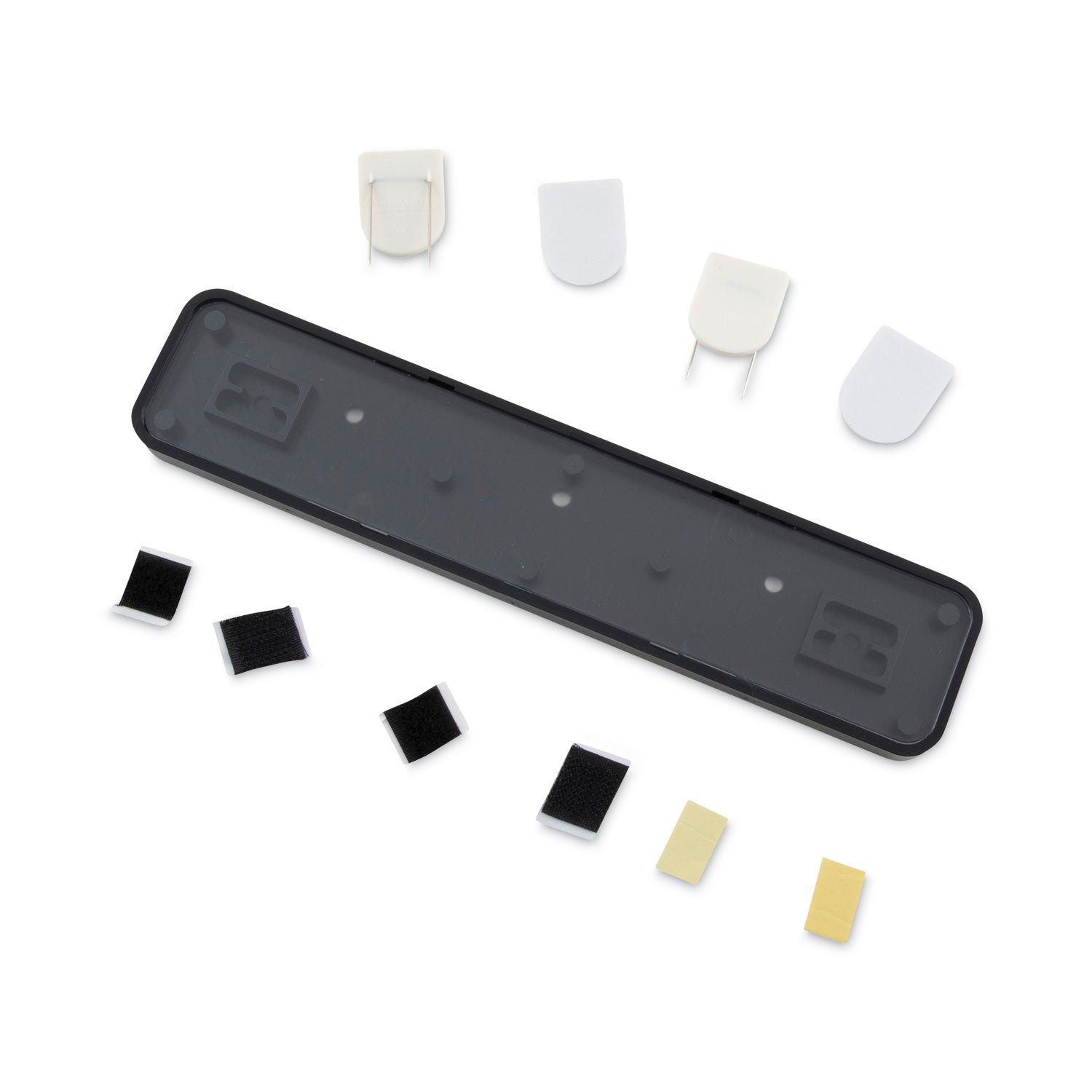 Advantus Panel Wall Sign Name Holder, Acrylic, 9 X 2, 6/pack, Clear