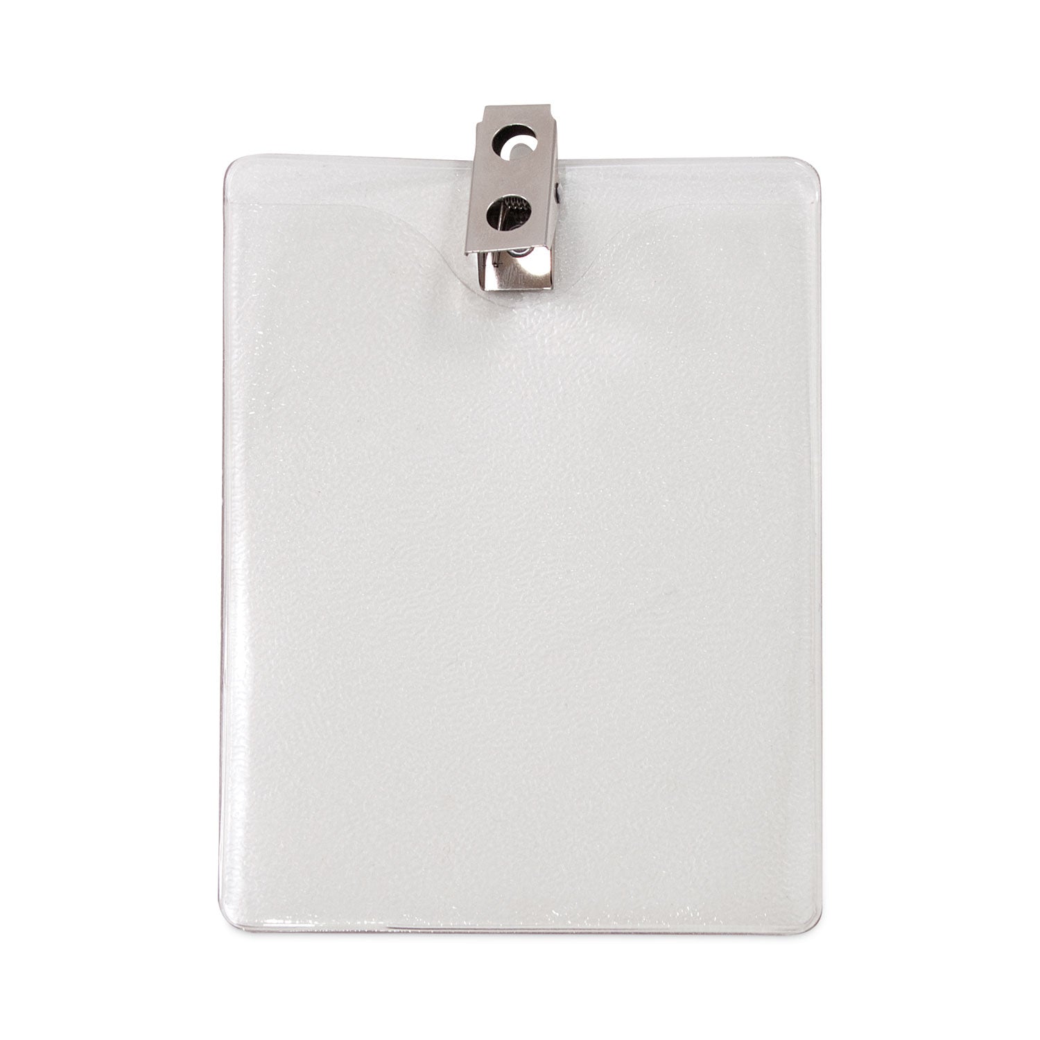 ID Badge Holders with Clip | Vertical | 50-Pack
