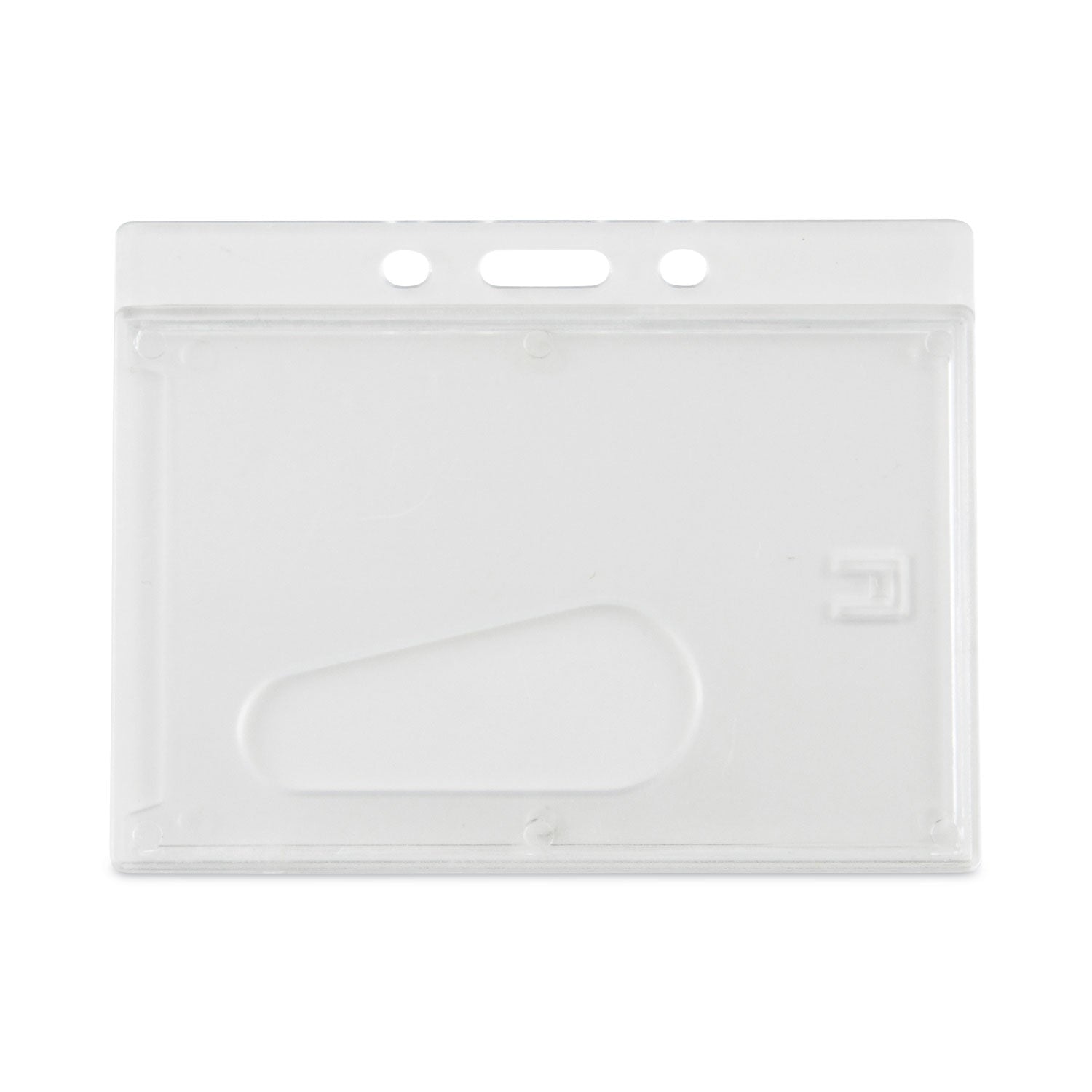 Rigid Badge Holders | Frosted | 25-Pack
