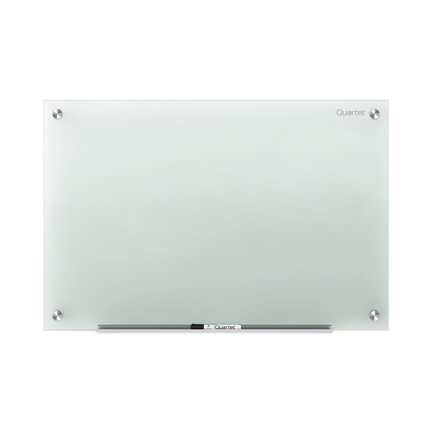 Quartet® Infinity Magnetic Glass Marker Board, 72" x 48", White Surface