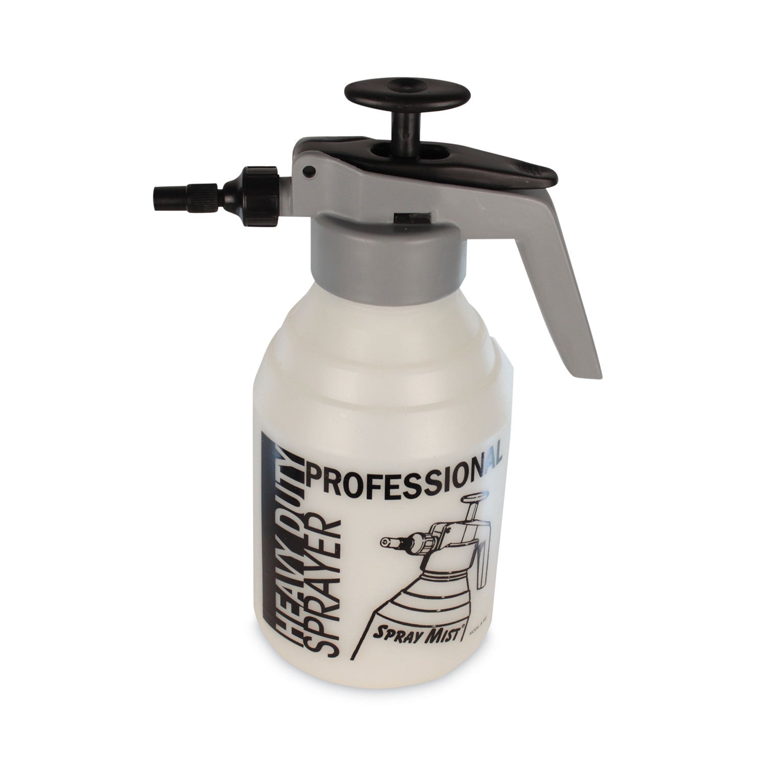 TOLCO® Model 942 Pump-Up Sprayer, 2 qt, Gray/Natural