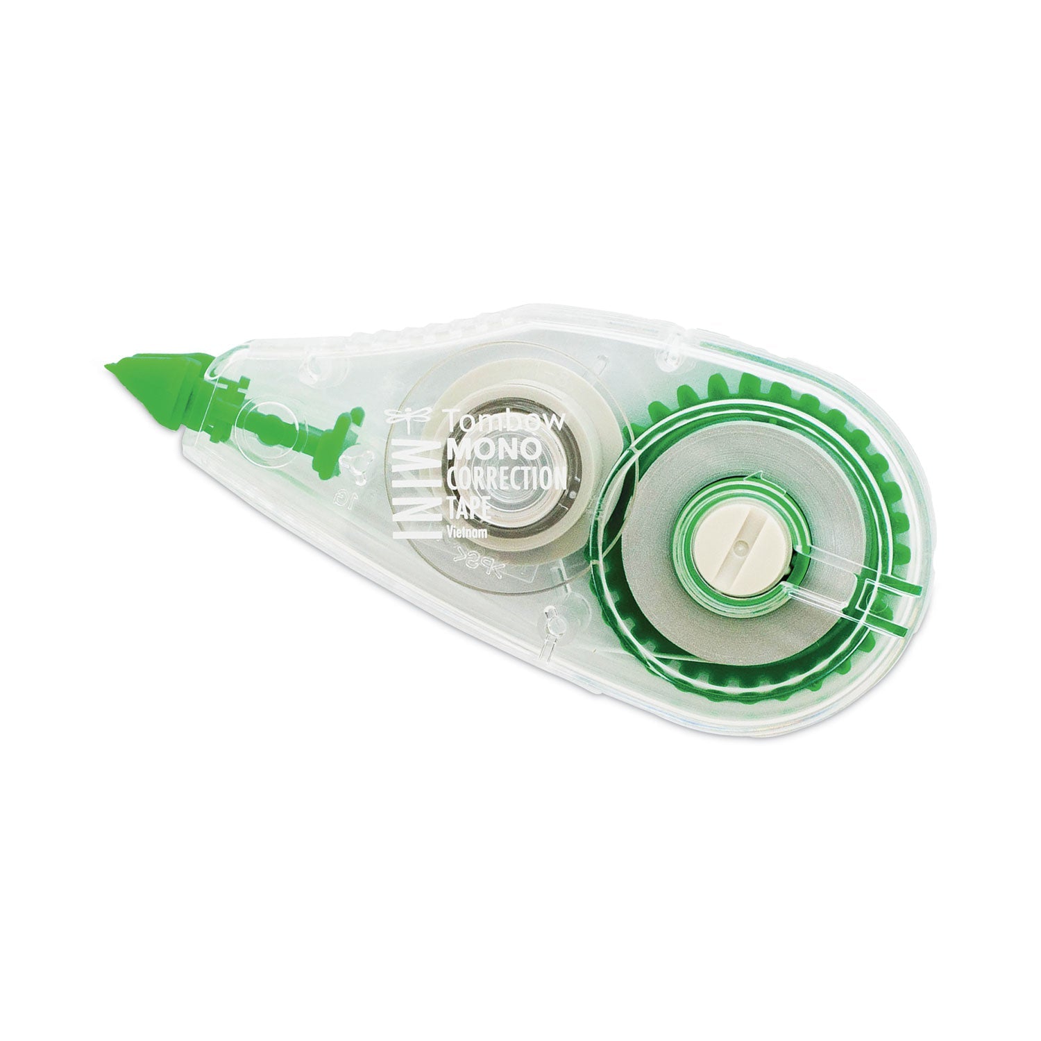 Tombow® MONO Mini Correction Tape, Non-Refillable, Clear Applicator, 0.17" x 315", 10/Pack