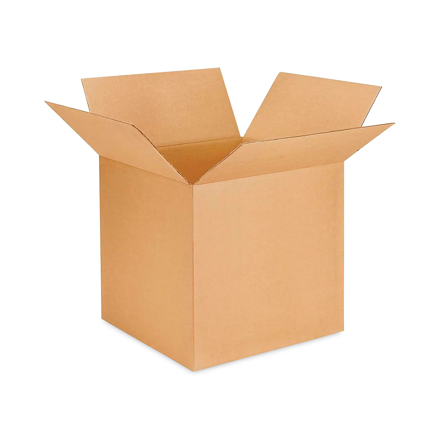 Universal® Cubed Fixed-Depth Brown Corrugated Shipping Boxes, Regular Slotted Container, Large, 11" x 15" x 6", Brown Kraft, 25/Bundle