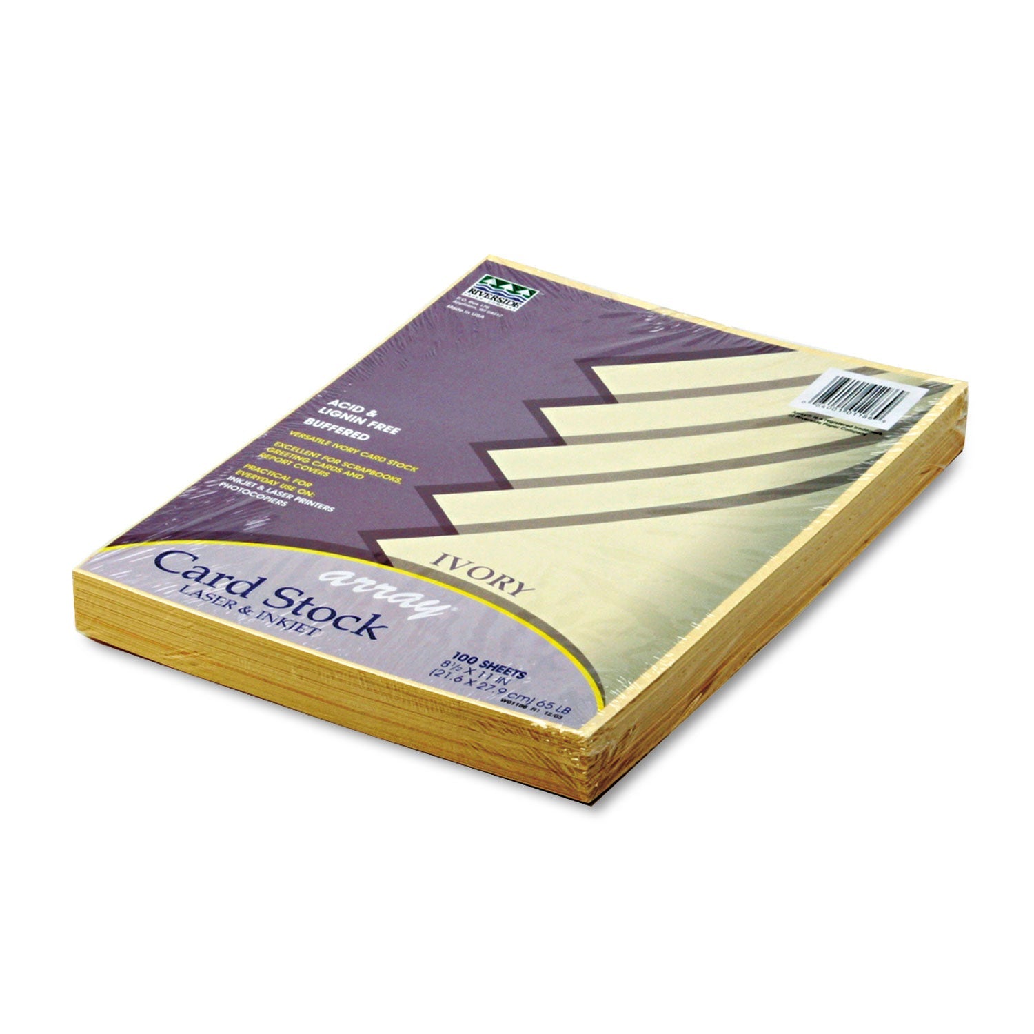 Pacon Array Card Stock | 65 lb Ivory 100/Pack