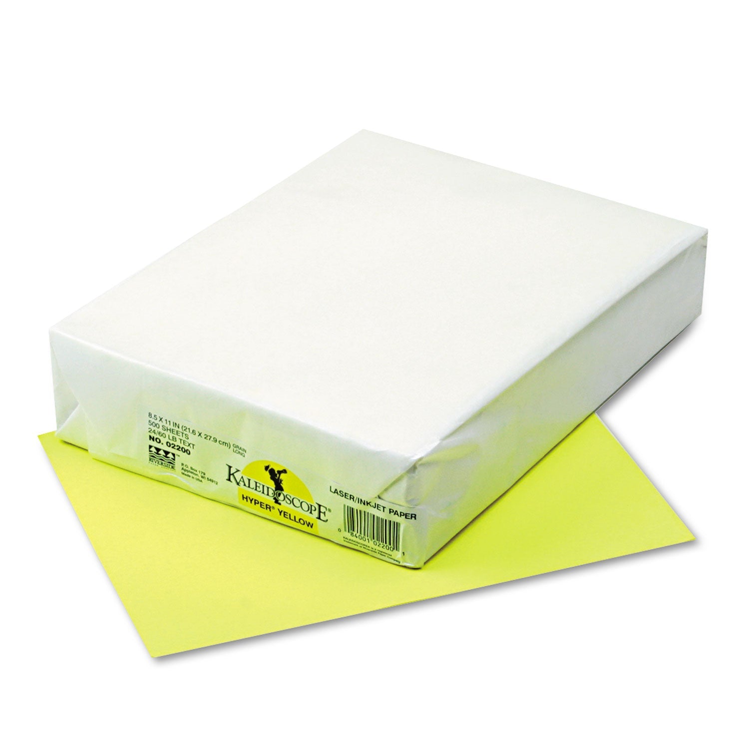 Kaleidoscope Colored Paper | Yellow, 24lb, 500/Ream