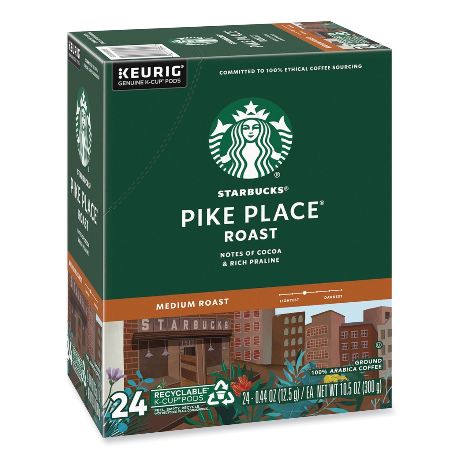 Starbucks® Pike Place Coffee K-Cups Pack, 24/box