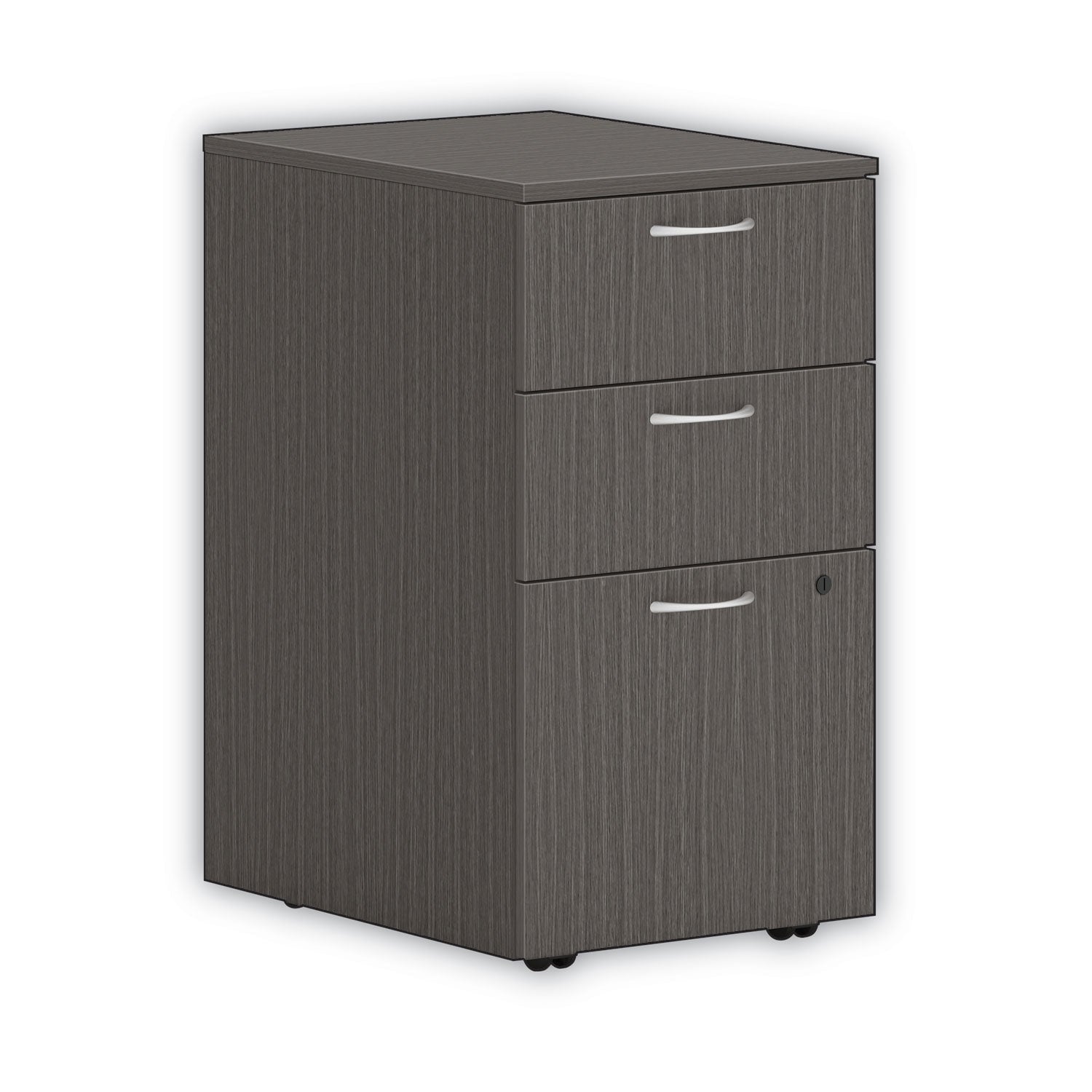 HON® Mod Mobile Pedestal | 3-Drawer Slate Teak
