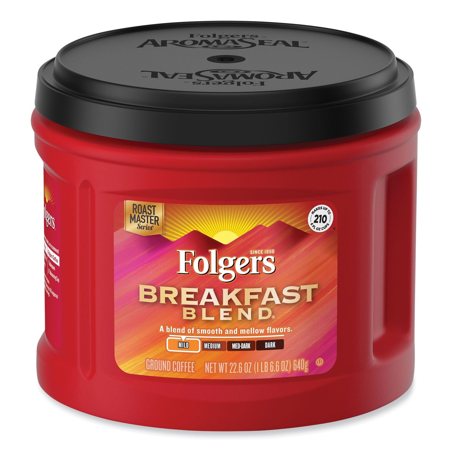 Breakfast Blend Ground Coffee | 22.6 Oz Canister
