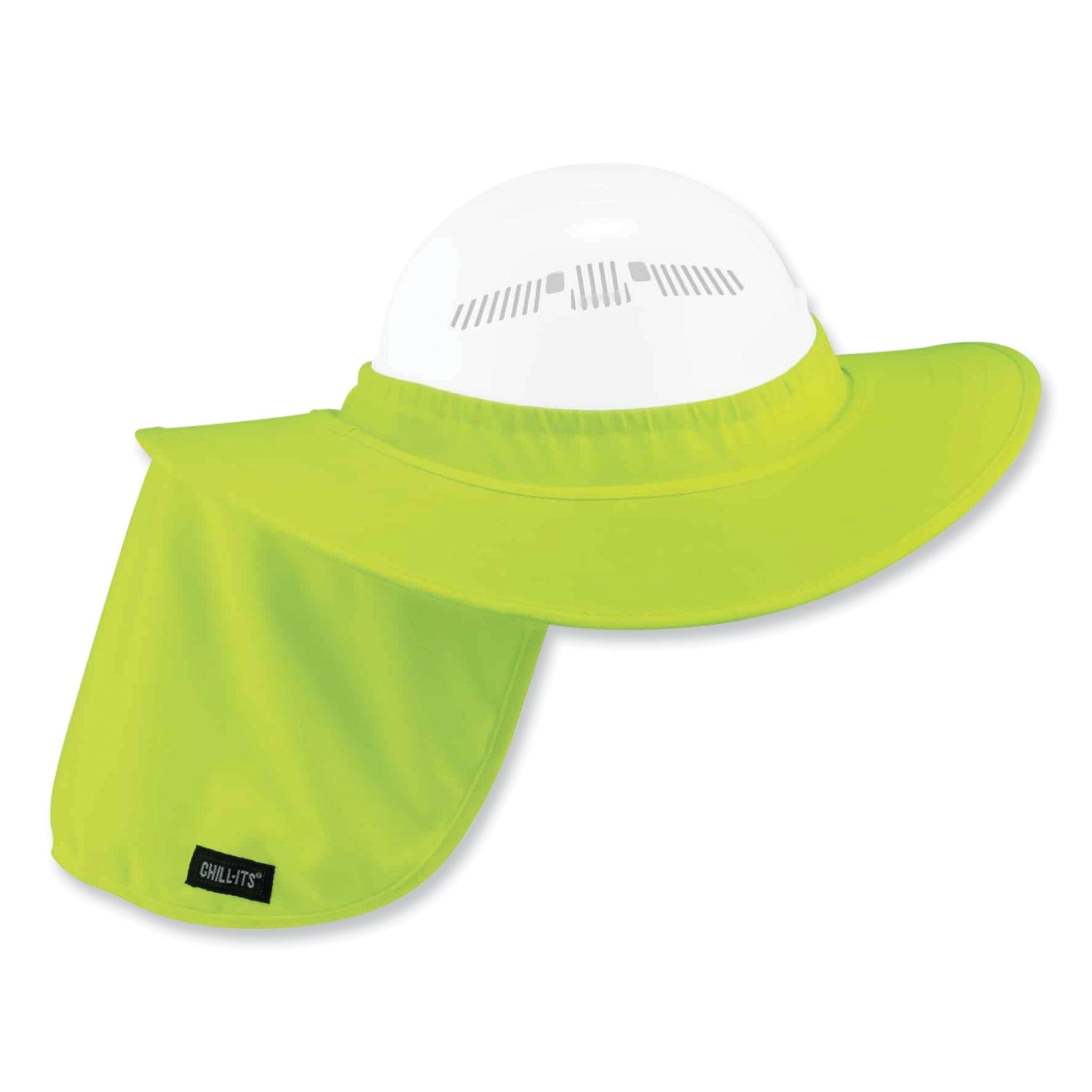 Hard Hat Brim + Neck Shade| Chill-Its 6660 Lime