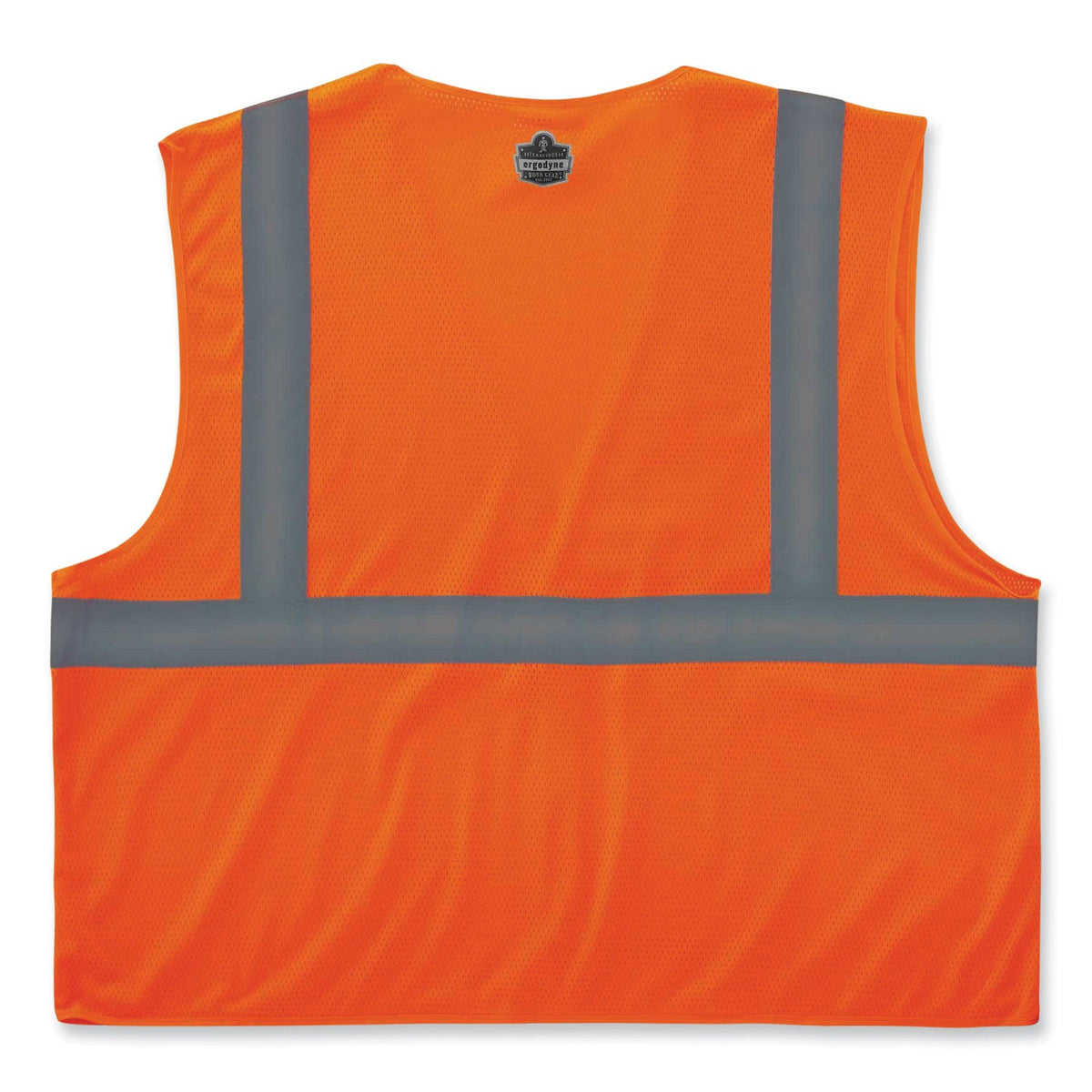 ergodyne® GloWear 8210HL Class 2 Economy Mesh Hook and Loop Vest, Polyester, X-Small, Orange