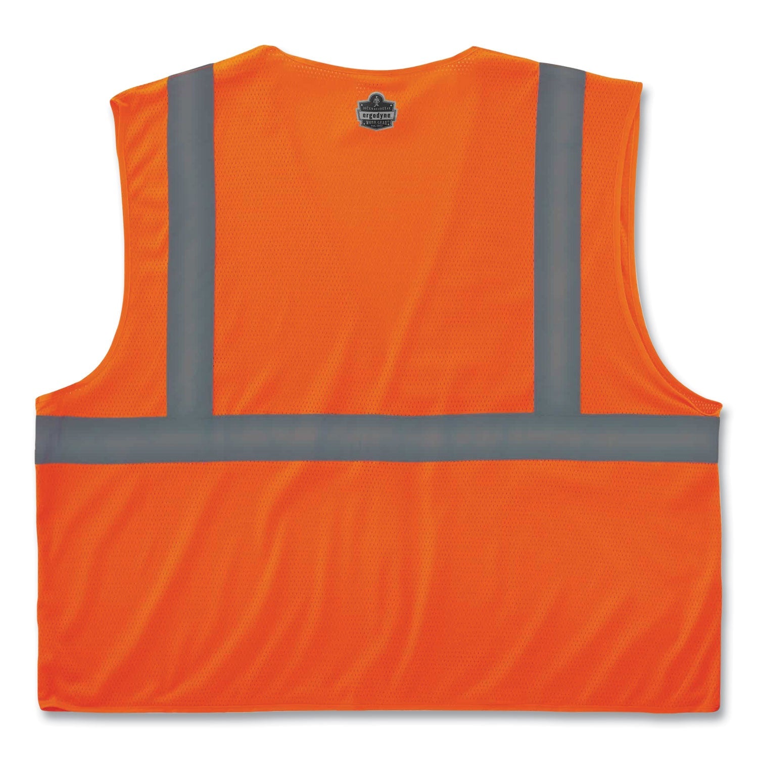 ergodyne® GloWear 8210HL Class 2 Economy Mesh Hook and Loop Vest, Polyester, 4X-Large/5X-Large, Orange