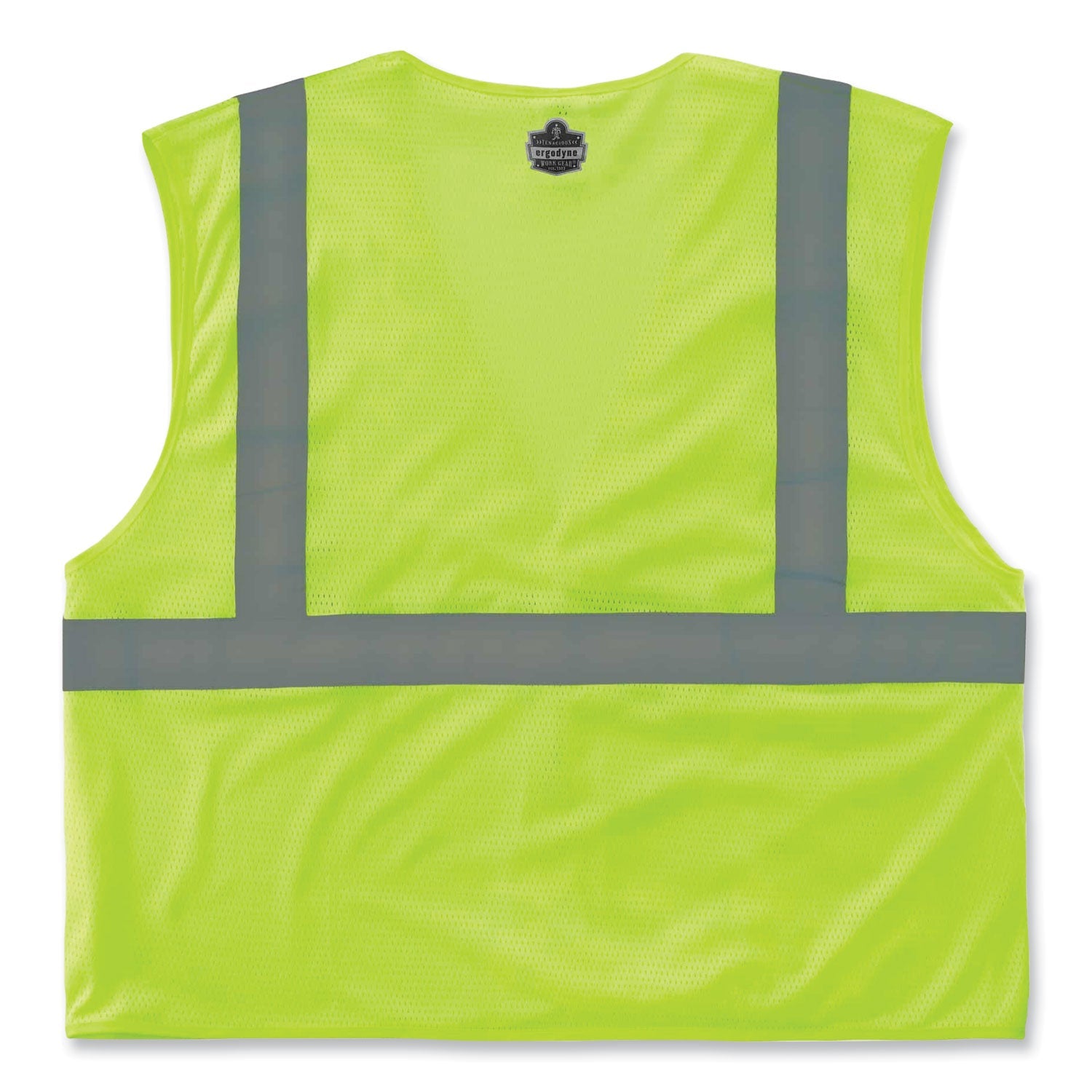 ergodyne® GloWear 8210HL Class 2 Economy Mesh Hook and Loop Vest, Polyester, Small/Medium, Lime