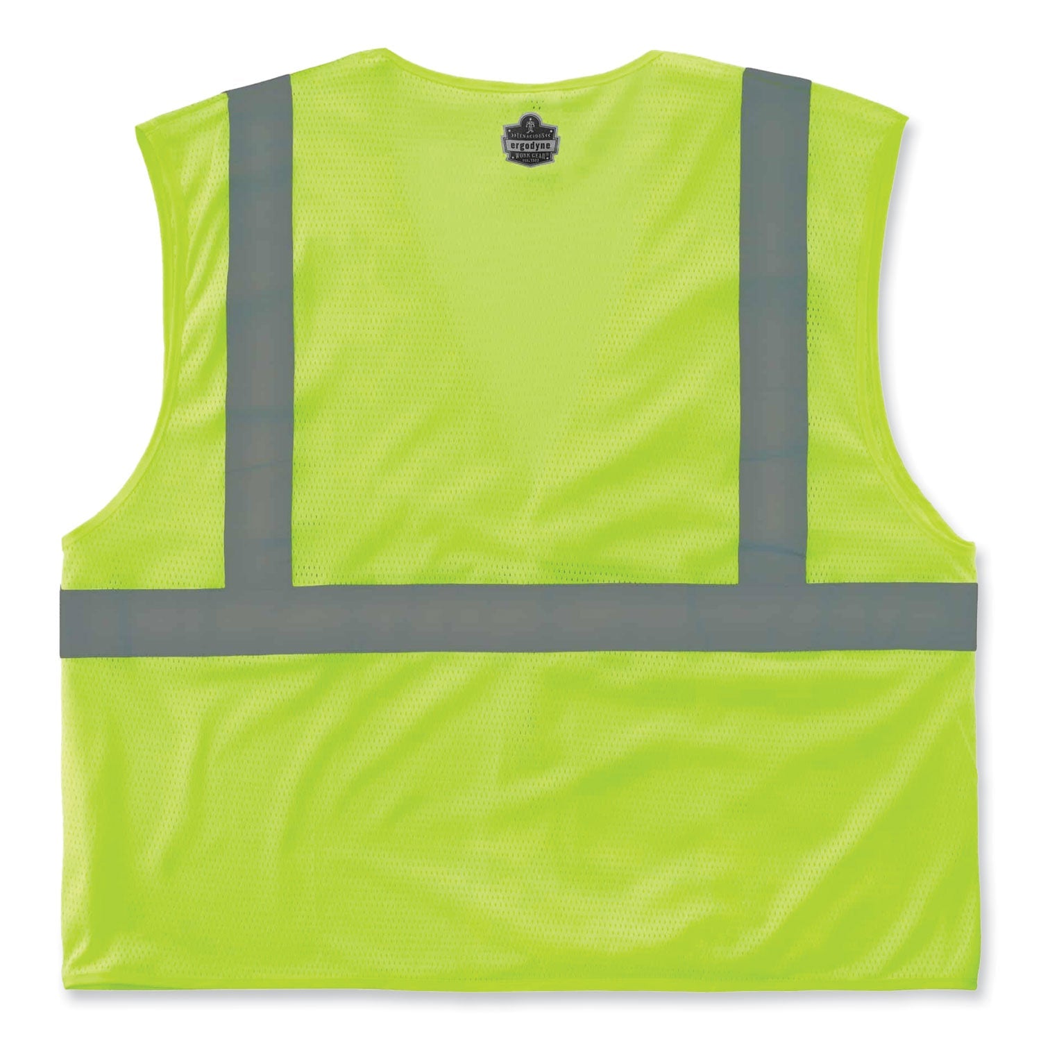 ergodyne® GloWear 8210HL Class 2 Economy Mesh Hook and Loop Vest, Polyester, 4X-Large/5X-Large, Lime
