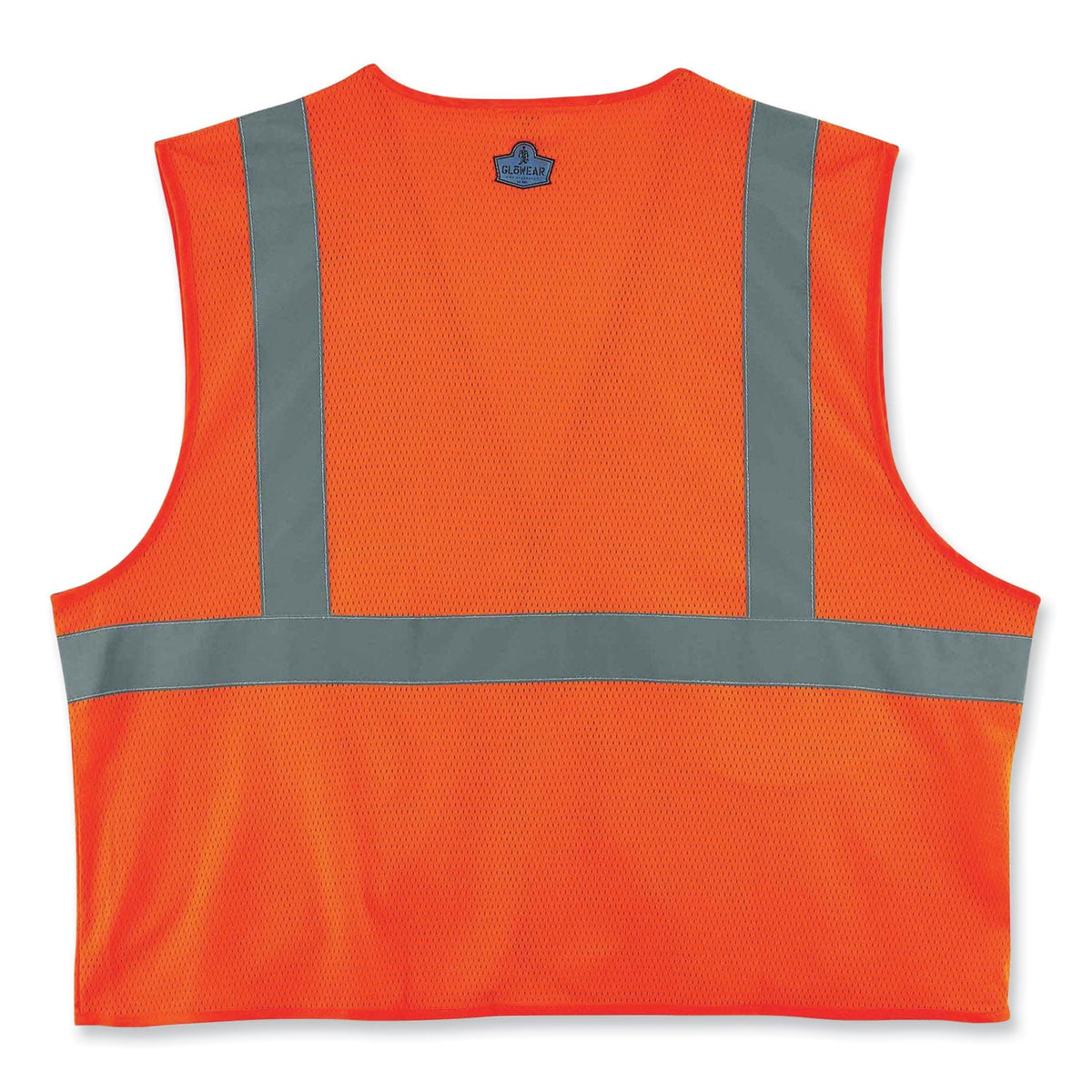 ergodyne® GloWear 8220HL Class 2 Standard Mesh Hook and Loop Vest, Polyester, Small/Medium, Orange