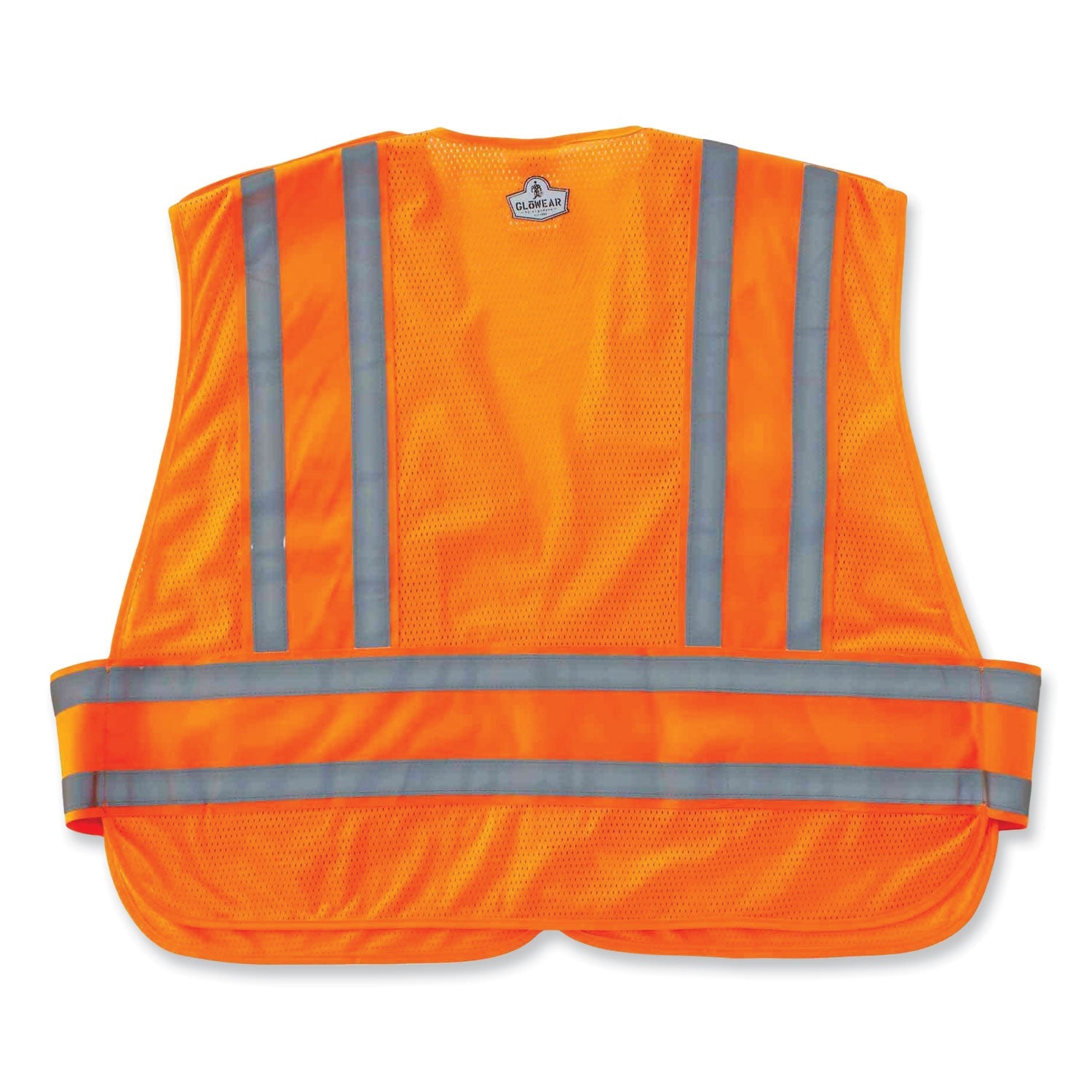 ergodyne® GloWear 8244PSV Class 2 Expandable Public Safety Hook and Loop Vest, Polyester, 3X-Large Plus, Orange