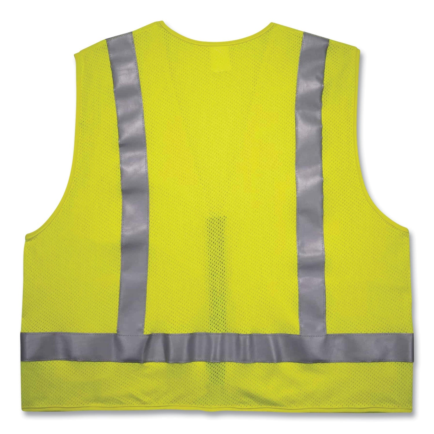 ergodyne® GloWear 8262FRZ Class 2 FR Surveyor Zipper Vest, Tencel/Modacrylic/Para-aramid/Kevlar, Large/X-Large, Lime