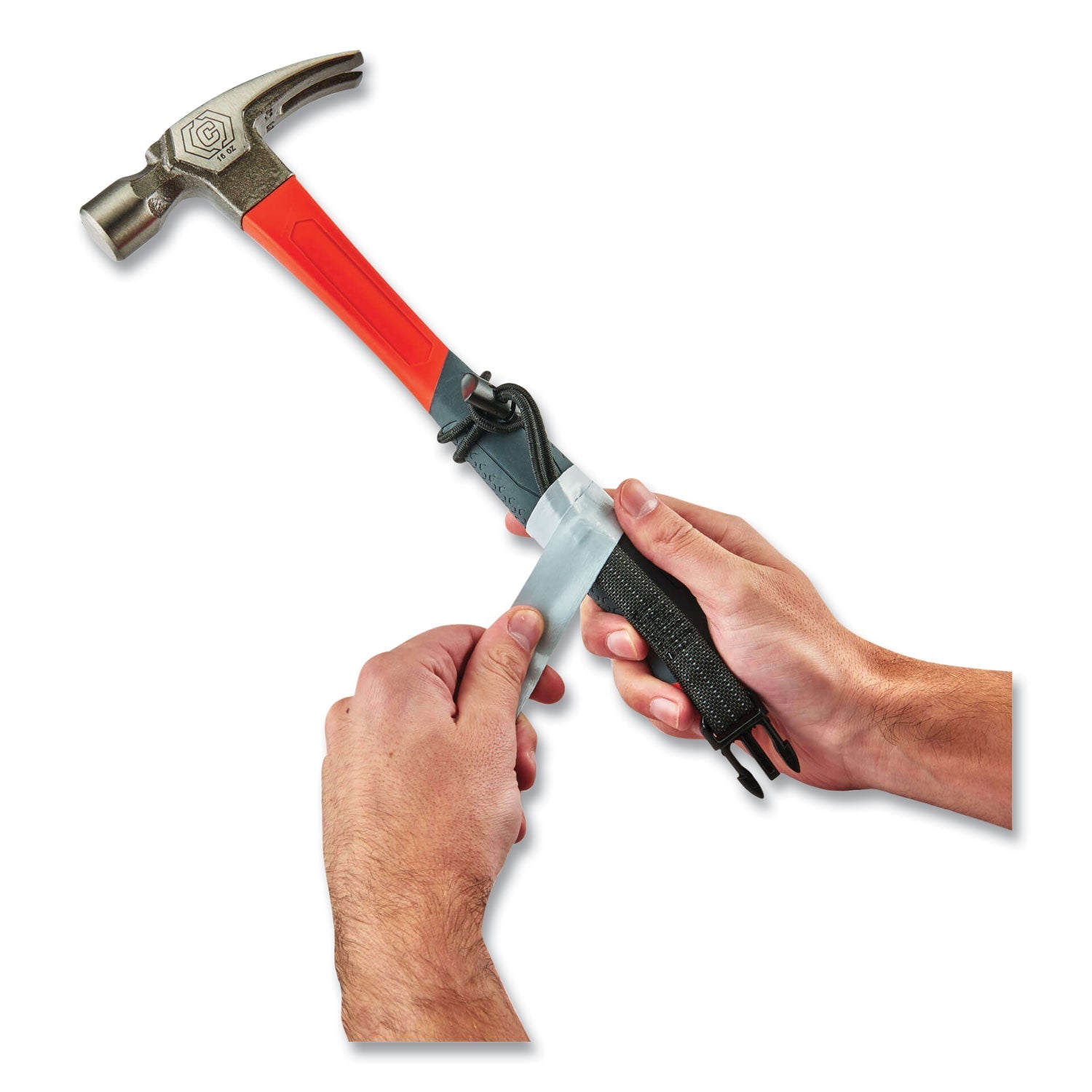 ergodyne® Squids 3755 Self-Adhering Tool Traps, Up to 15 lb Max Working Capacity, 12 ft Long, Gray - Bloom Skins