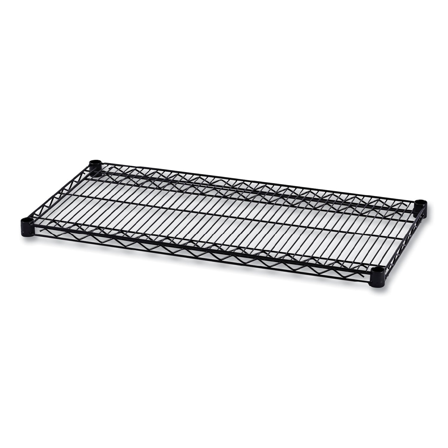 Alera® Industrial Wire Shelving Extra Wire Shelves, 36w X 18d, Black, 2 Shelves/carton
