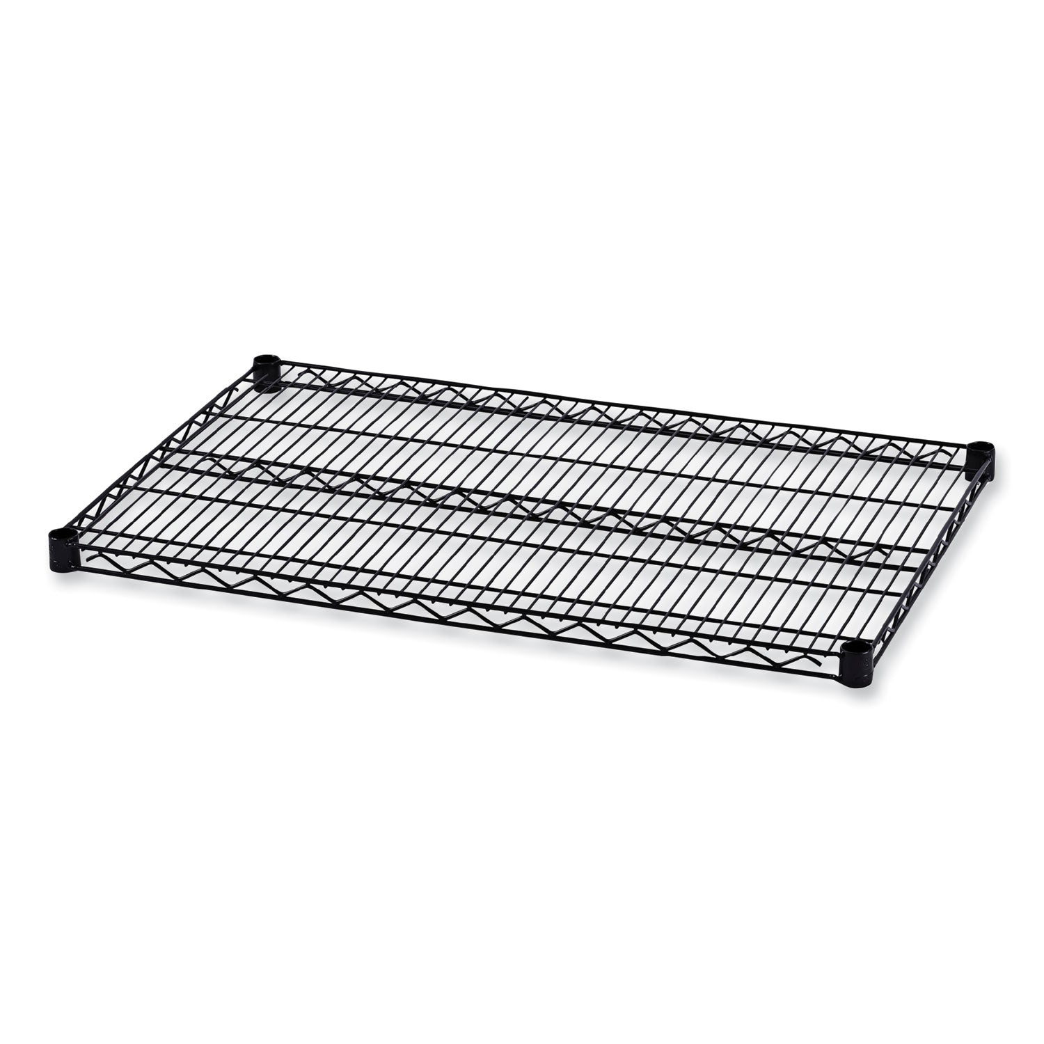 Alera® Industrial Wire Shelving Extra Wire Shelves, 36w X 24d, Black, 2 Shelves/carton