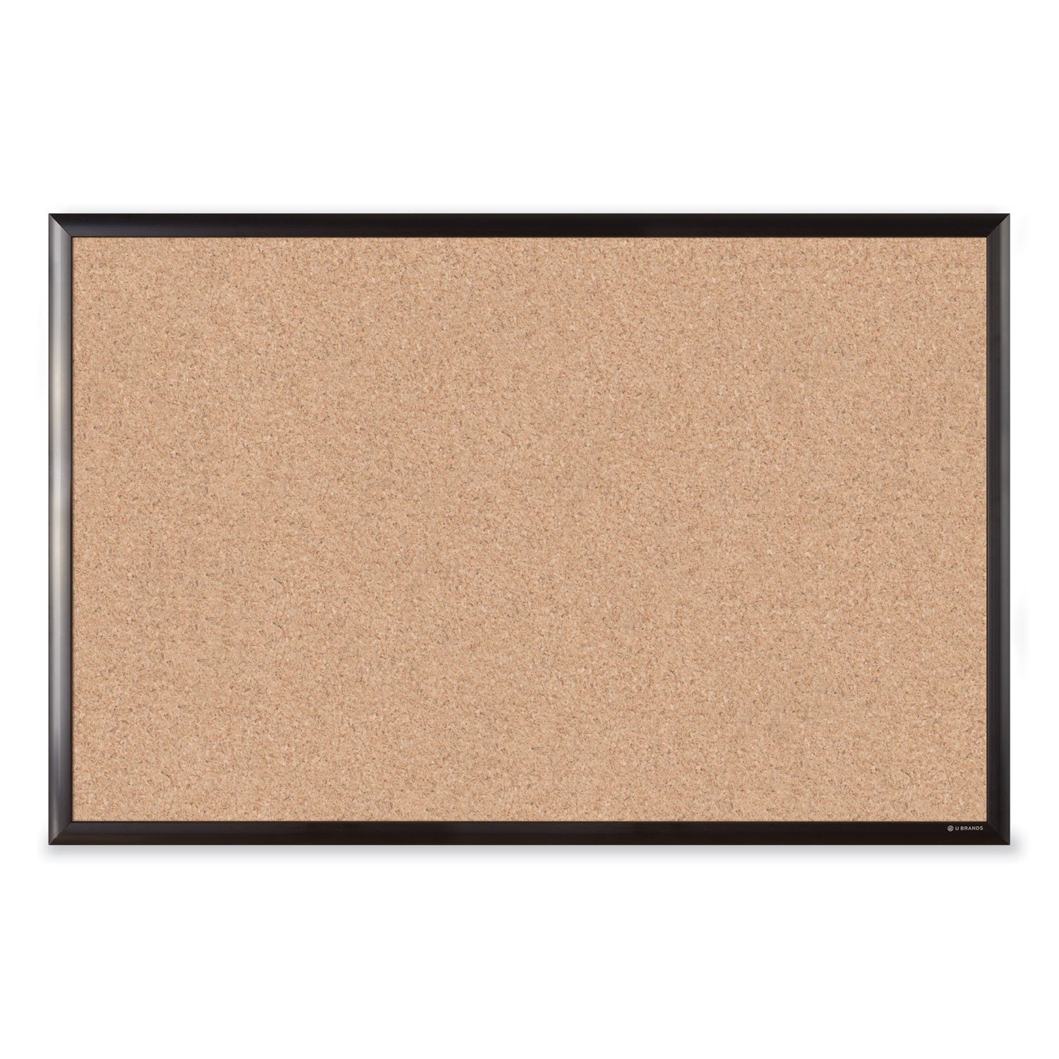 Cork Bulletin Board | 36x24 Black Aluminum