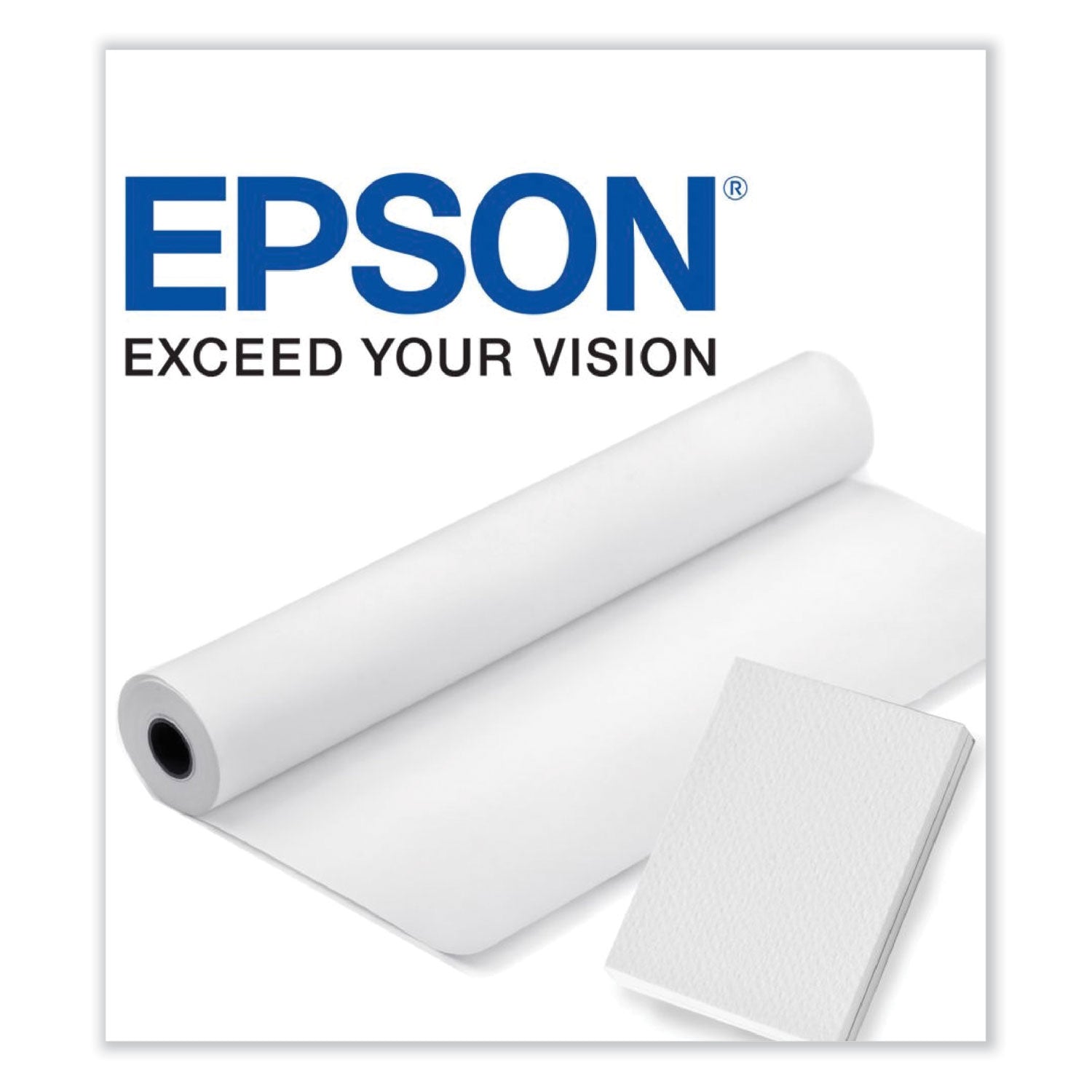 Epson® DS Transfer Production Paper Roll, 4.5 mil, 64" x 350 ft, Matte White - Bloom Skins