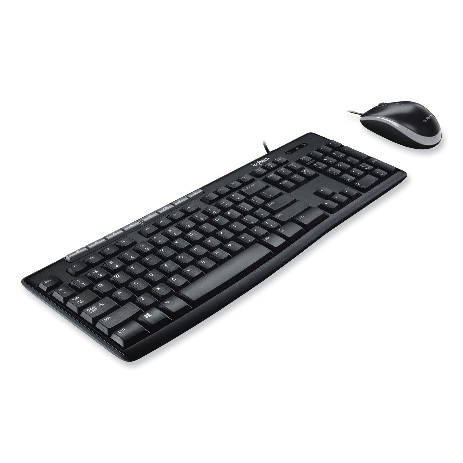 Logitech® Wired Media Combo Mk200, Usb 2.0, Black - Bloom Skins
