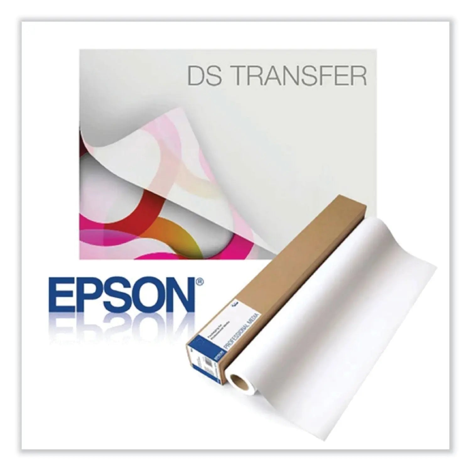 Epson® Dye Sub Transfer Paper, 75 gsm, 64" x 575 ft, Matte White - Bloom Skins
