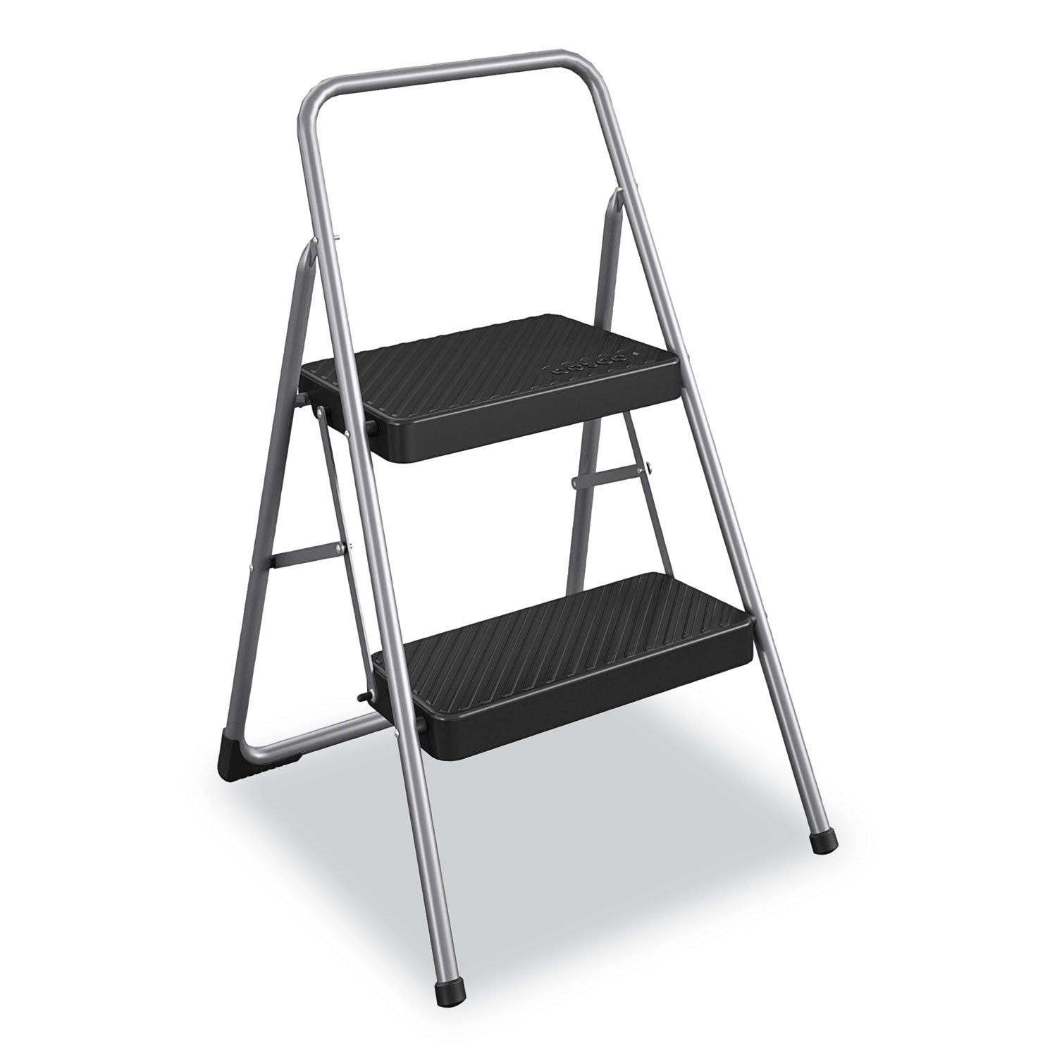 2-Step Folding Steel Step Stool | 200lb Capacity