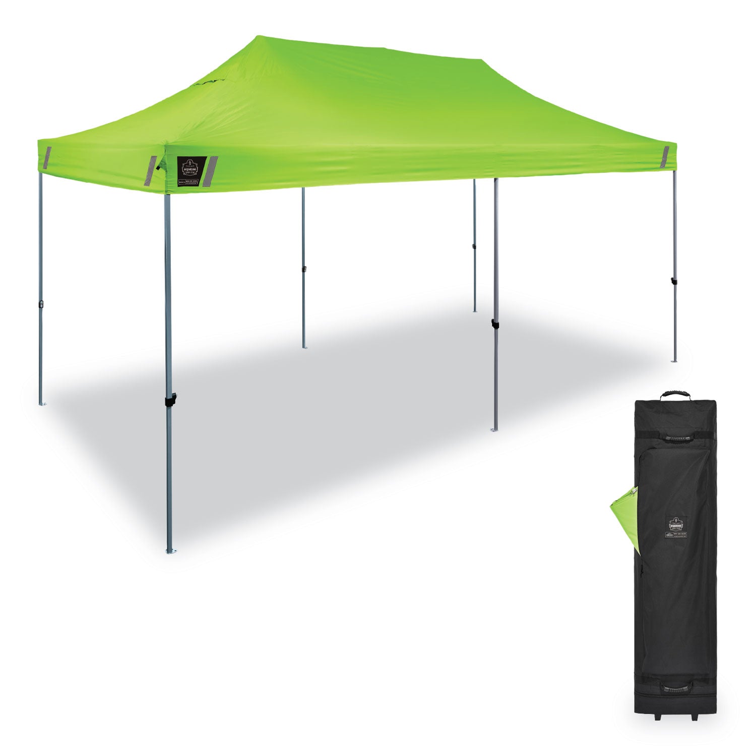 Heavy-Duty Pop-Up Tent | Shax 6015 10x20 Lime