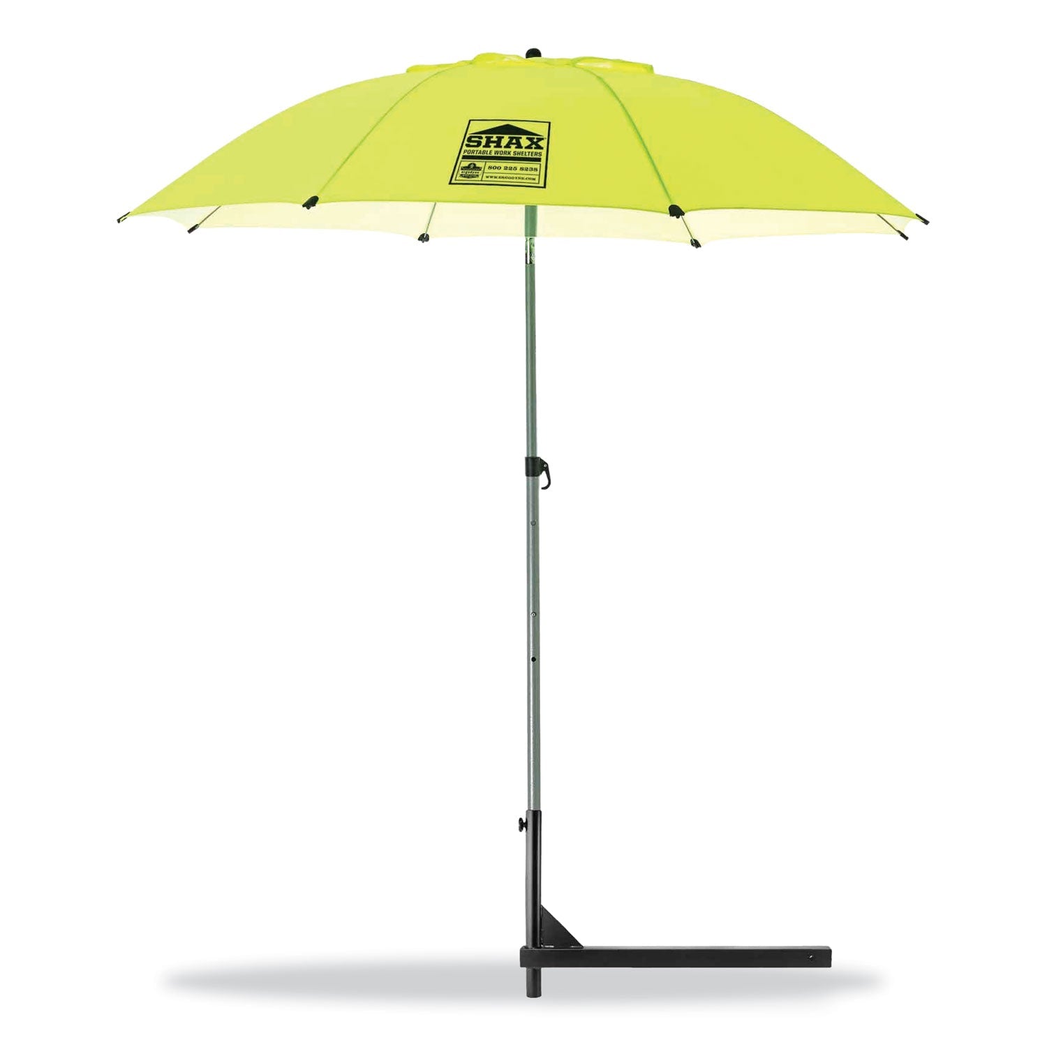 ergodyne® SHAX 6193 Umbrella Trailer Hitch Mount, For Standard 2" Trailer Hitch Receivers, Black