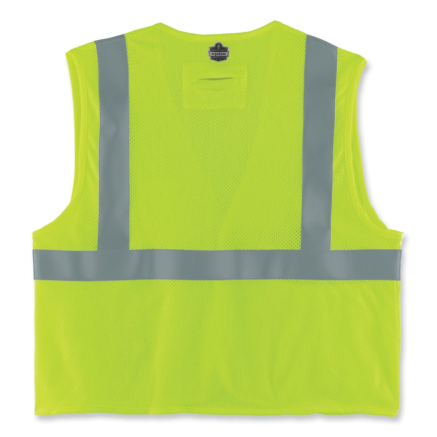 ergodyne® GloWear 8263FRHL Class 2 FR Safety Economy Hook and Loop Vest, Modacrylic Mesh/Cotton, 2X-Large/3X-Large, Lime