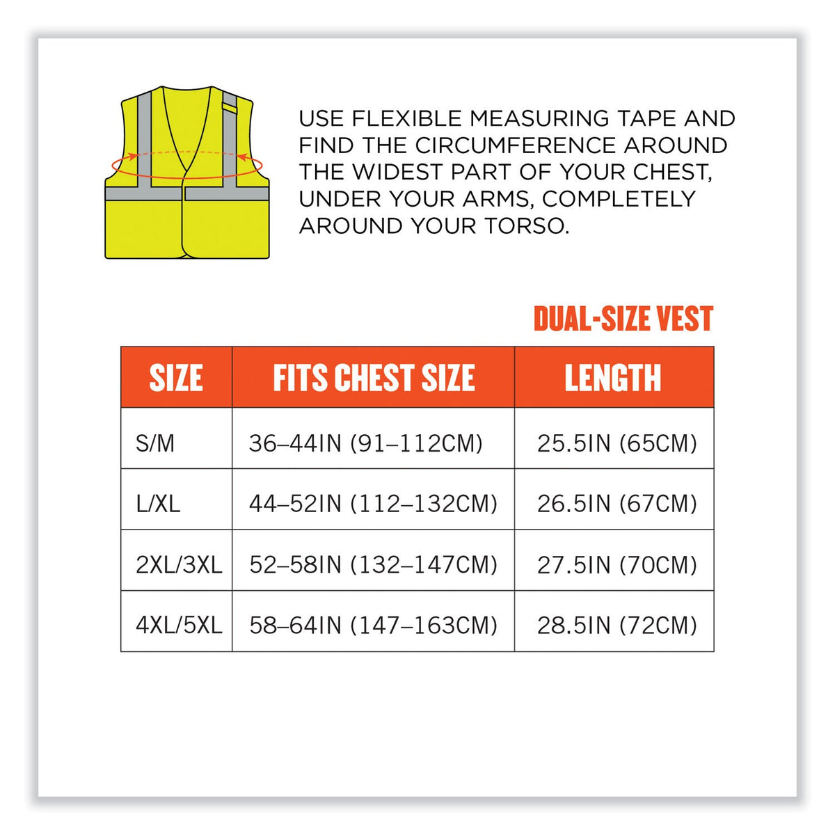 ergodyne® GloWear 8263FRHL Class 2 FR Safety Economy Hook and Loop Vest, Modacrylic Mesh/Cotton, 4X-Large/5X-Large, Lime