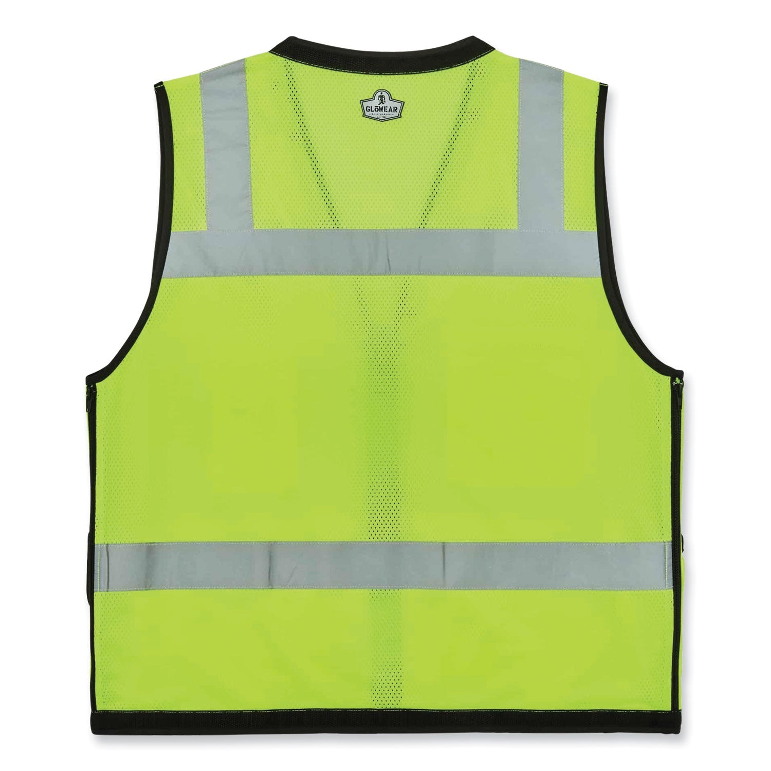 ergodyne® GloWear 8253HDZ Class 2 Heavy-Duty Mesh Surveyors Vest, Polyester, Small/Medium, Lime